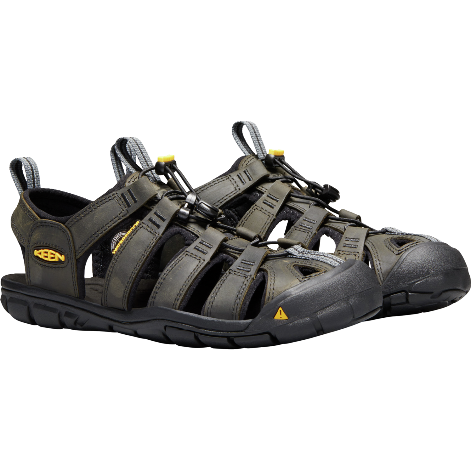KEEN M Clearwater CNX Leather Trekkingsandalen in BRAUN