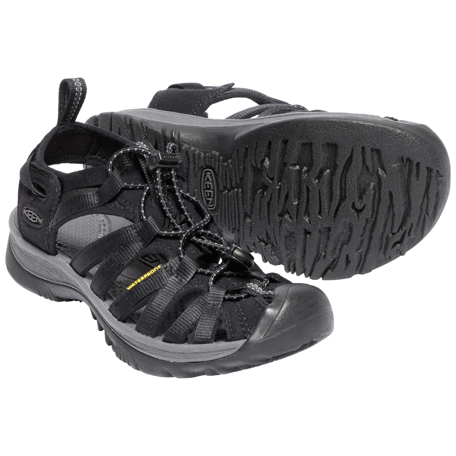 KEEN W Whisper Trekkingsandalen in SCHWARZ