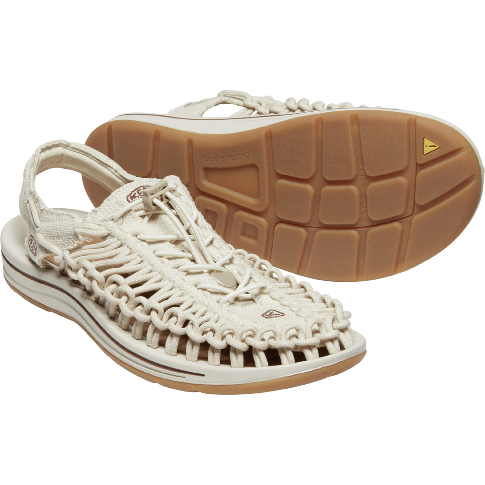 KEEN M Uneek Canvas Freizeitsandalen in BEIGE