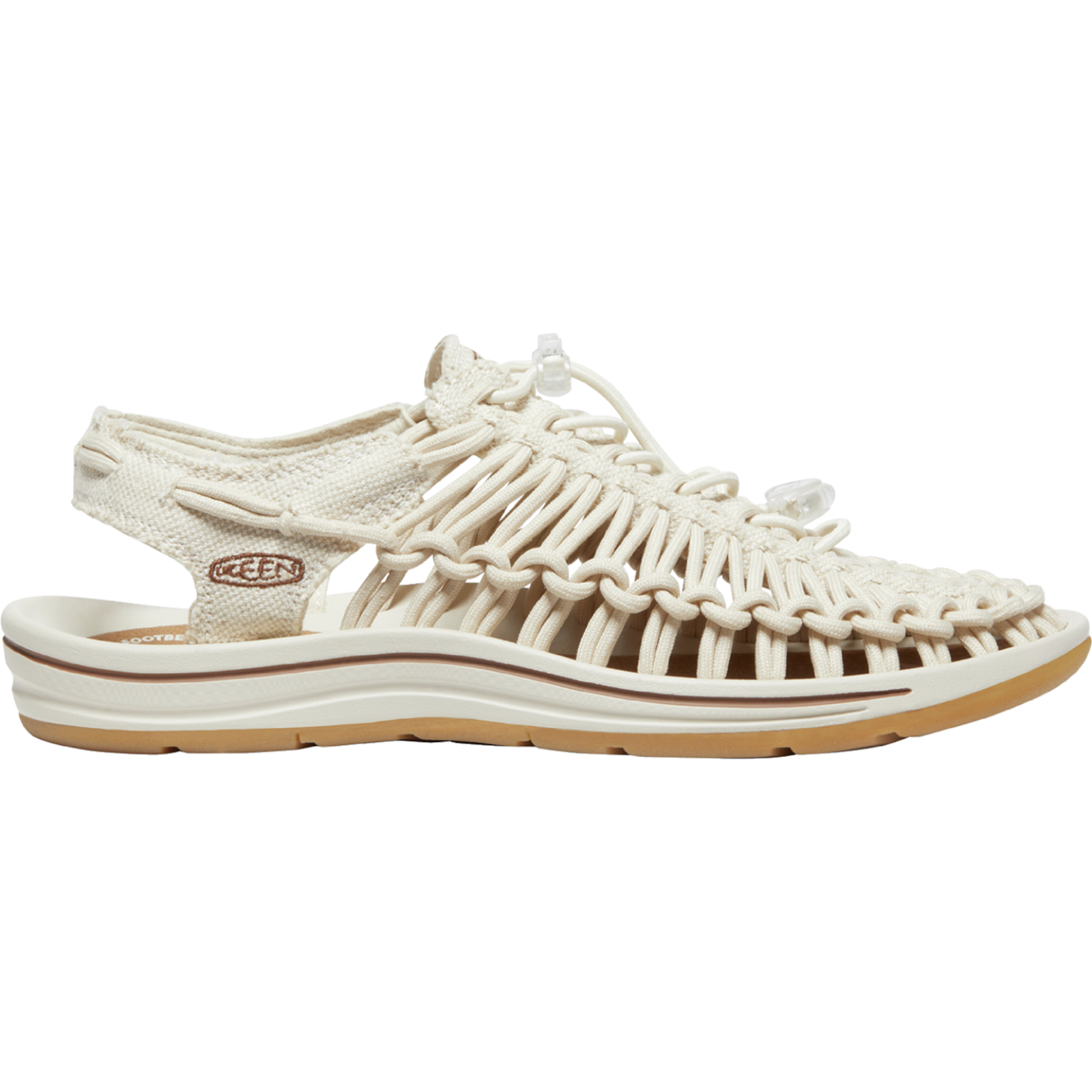 KEEN W Uneek Canvas Freizeitsandalen in BEIGE