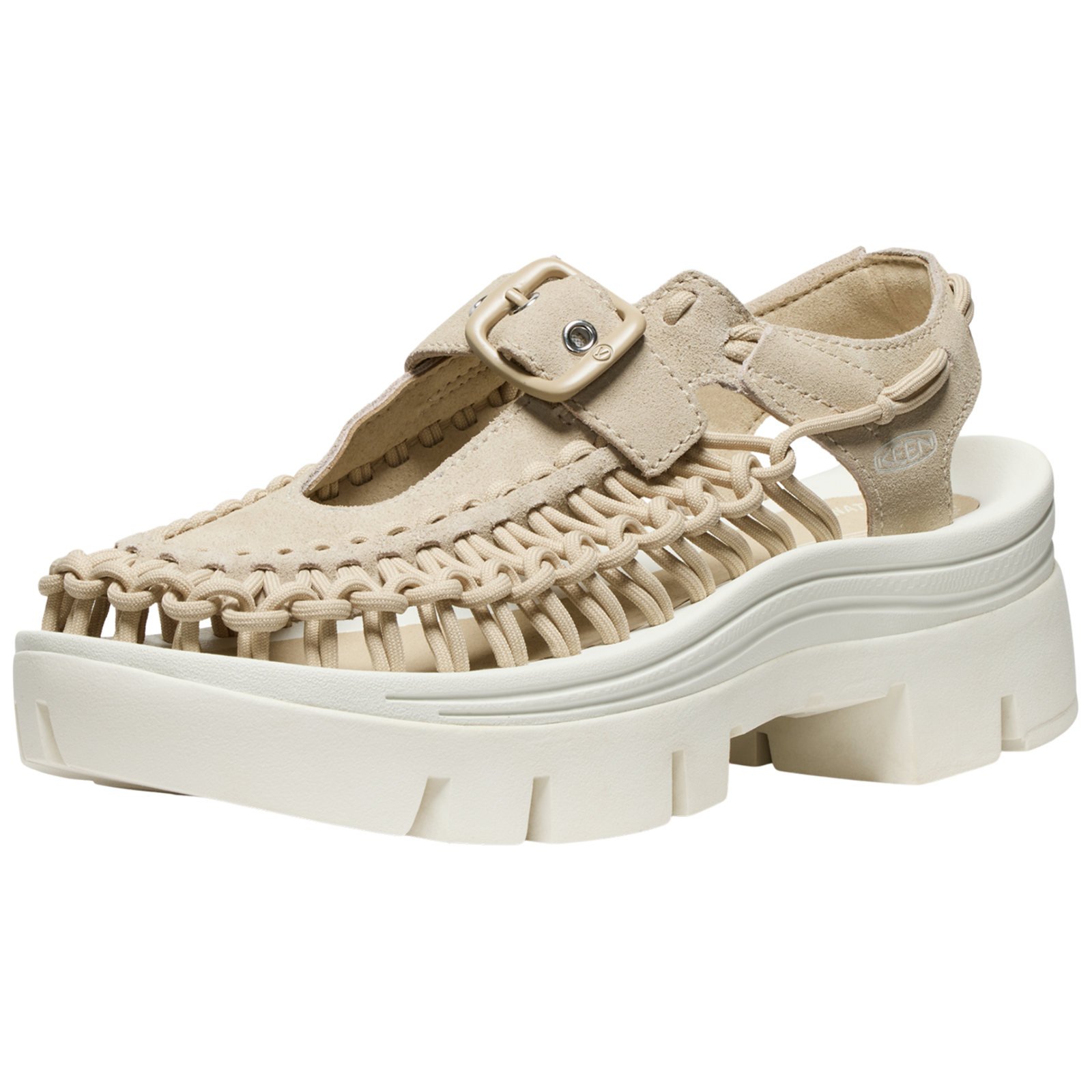 KEEN A Uneek PLT Mary Jane Freizeitsandalen in BEIGE