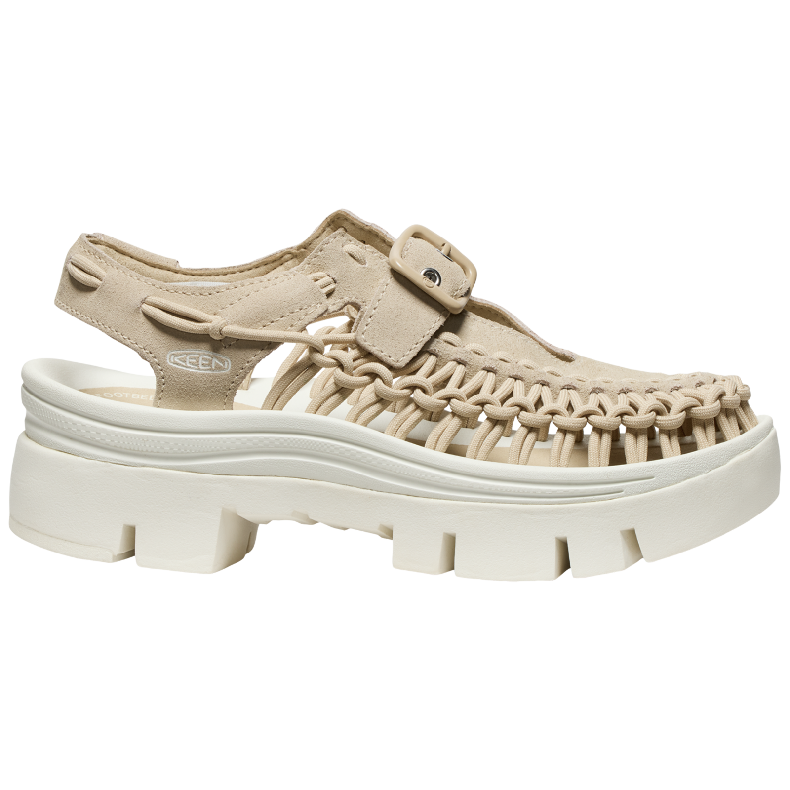 KEEN A Uneek PLT Mary Jane Freizeitsandalen in BEIGE