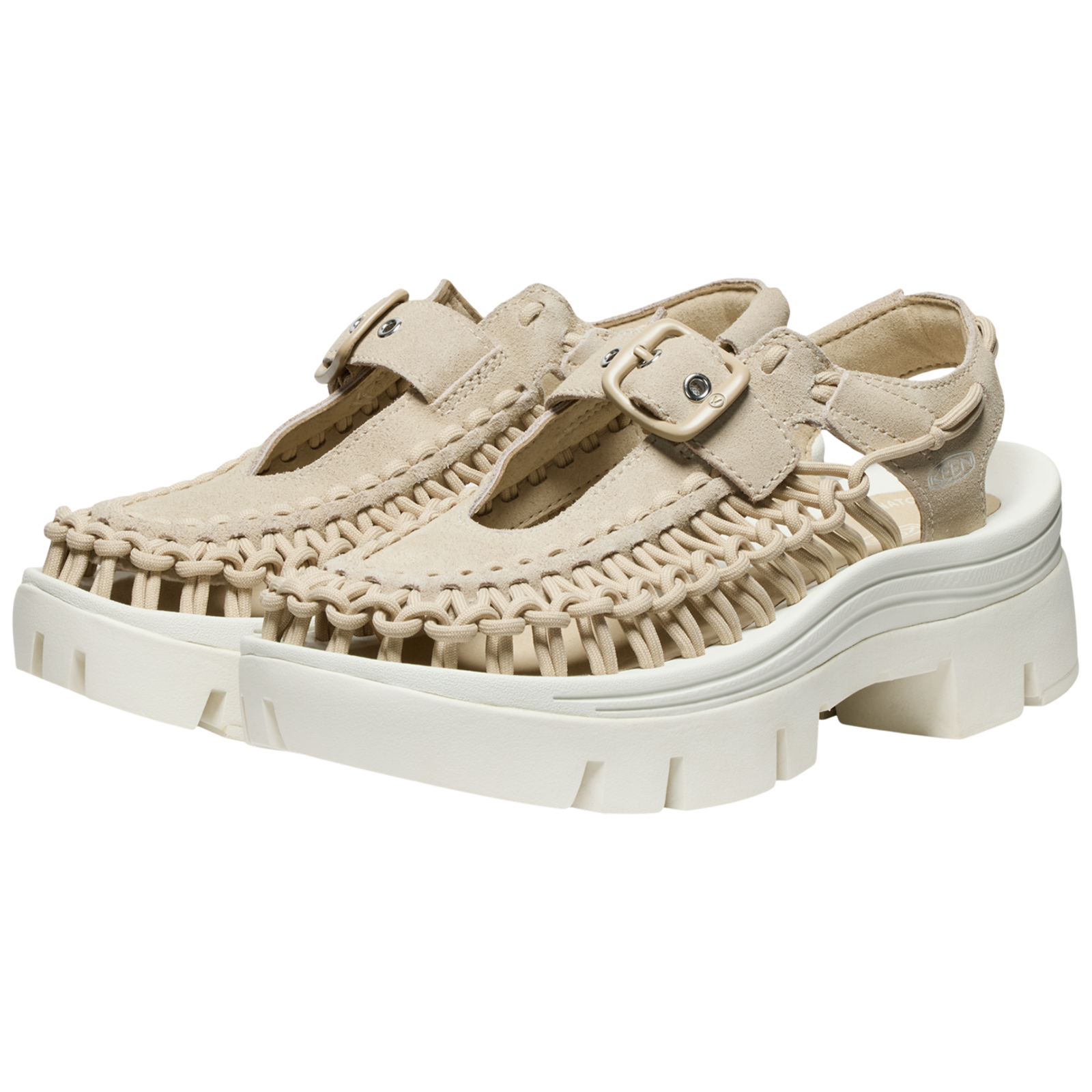 KEEN A Uneek PLT Mary Jane Freizeitsandalen in BEIGE