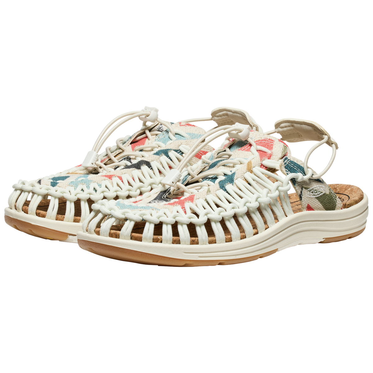 KEEN A Uneek II Convertible Canvas Freizeitsandalen in BEIGE