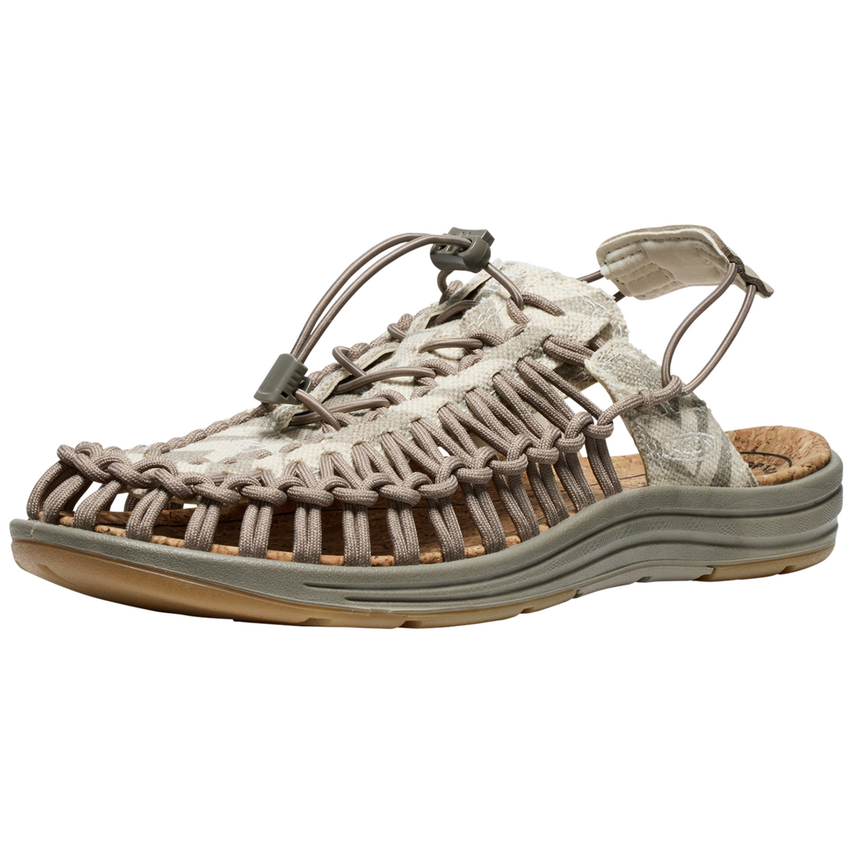 KEEN A Uneek II Convertible Canvas Freizeitsandalen in BEIGE