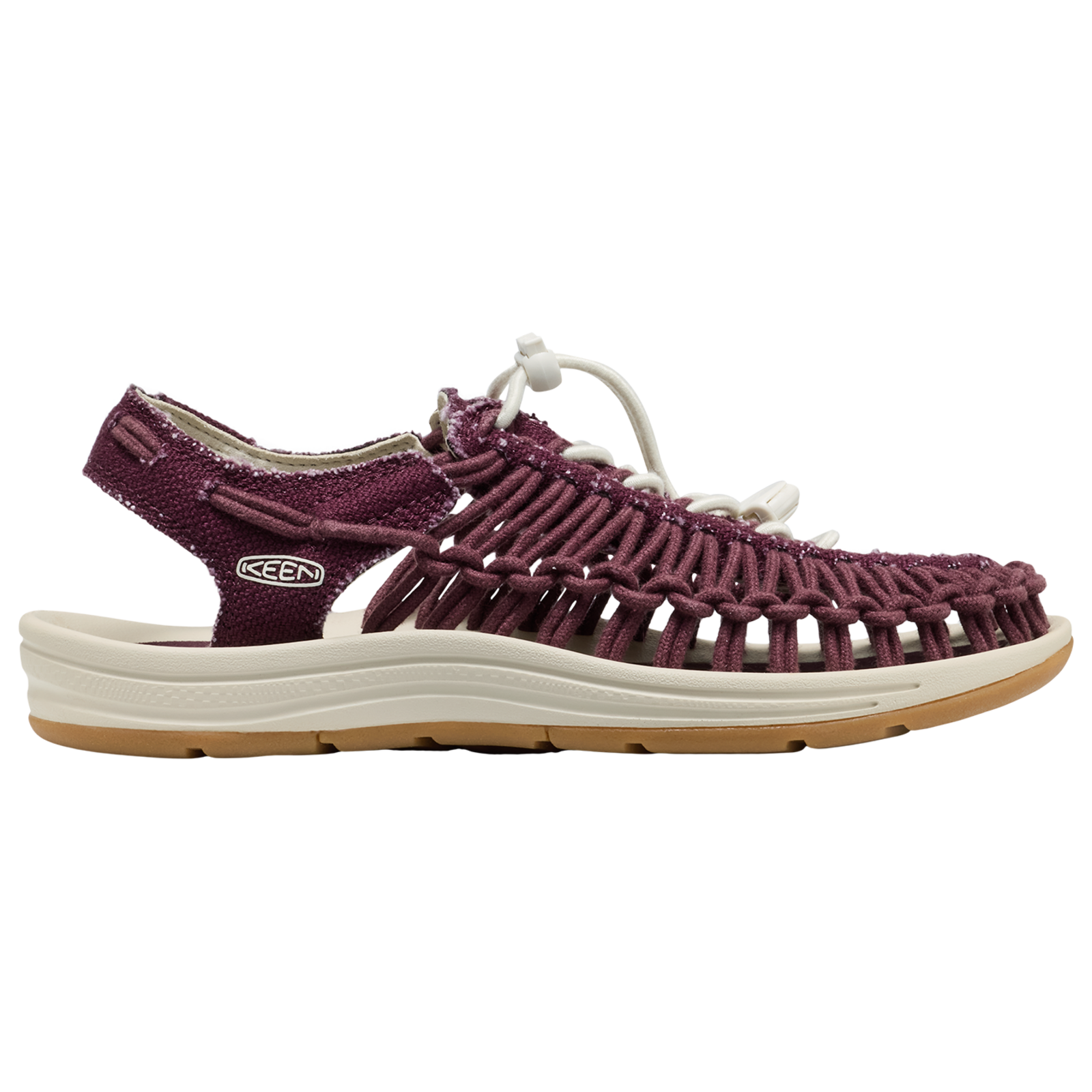 KEEN W Uneek Canvas Freizeitsandalen in ROT
