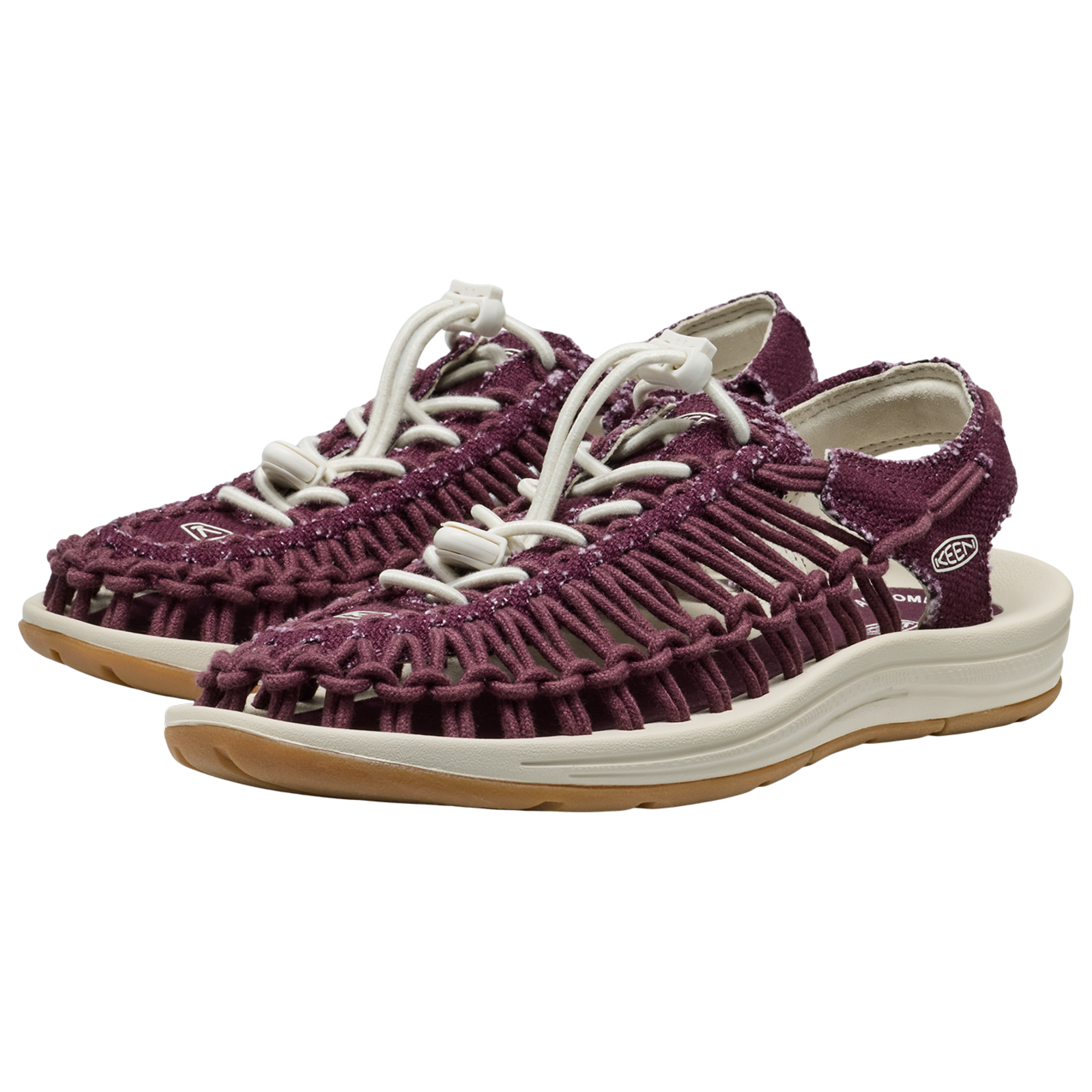 KEEN W Uneek Canvas Freizeitsandalen in ROT