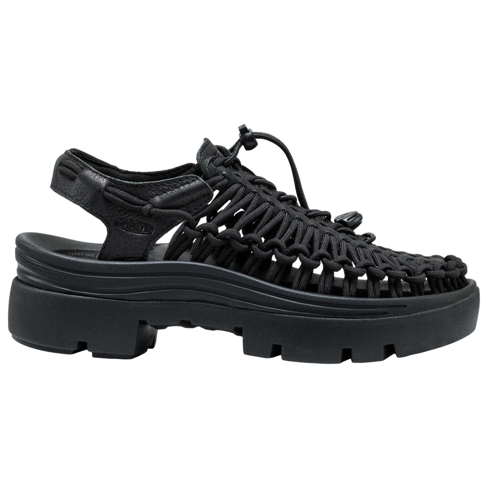 KEEN A Uneek PLT Freizeitsandalen in SCHWARZ