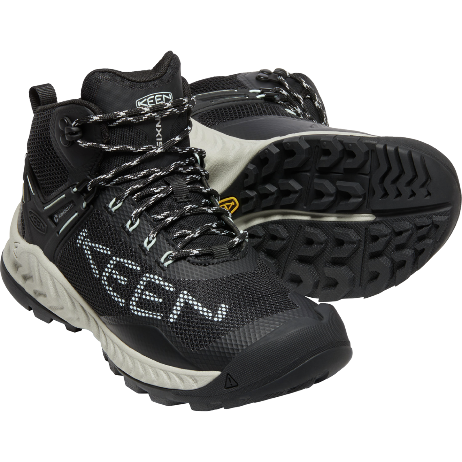 KEEN W Nxis Evo Mid WP Wander-/Trekkingschuhe halbhoch in SCHWARZ