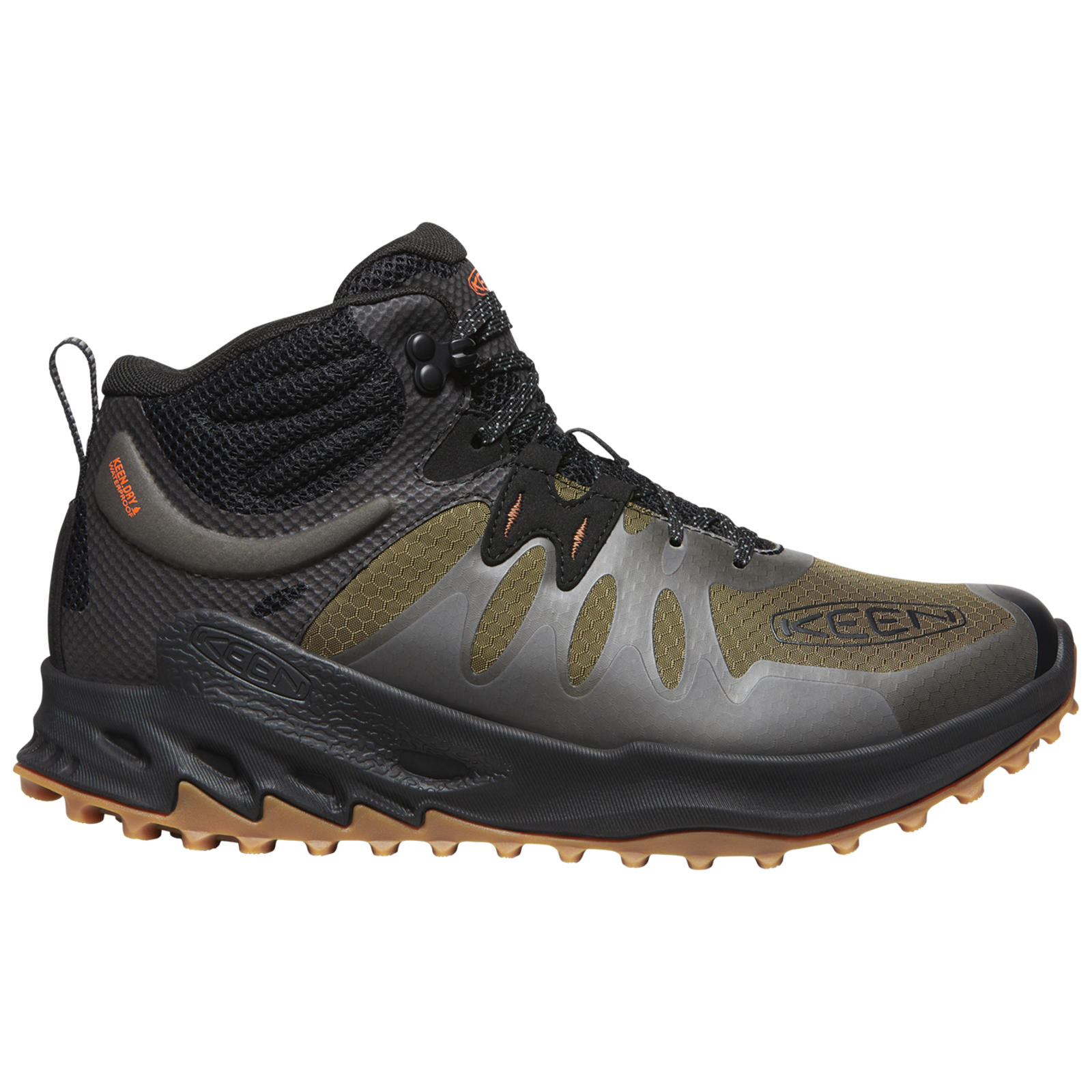KEEN M Zionic Mid WP Wander-/Trekkingschuhe halbhoch in GRÜN