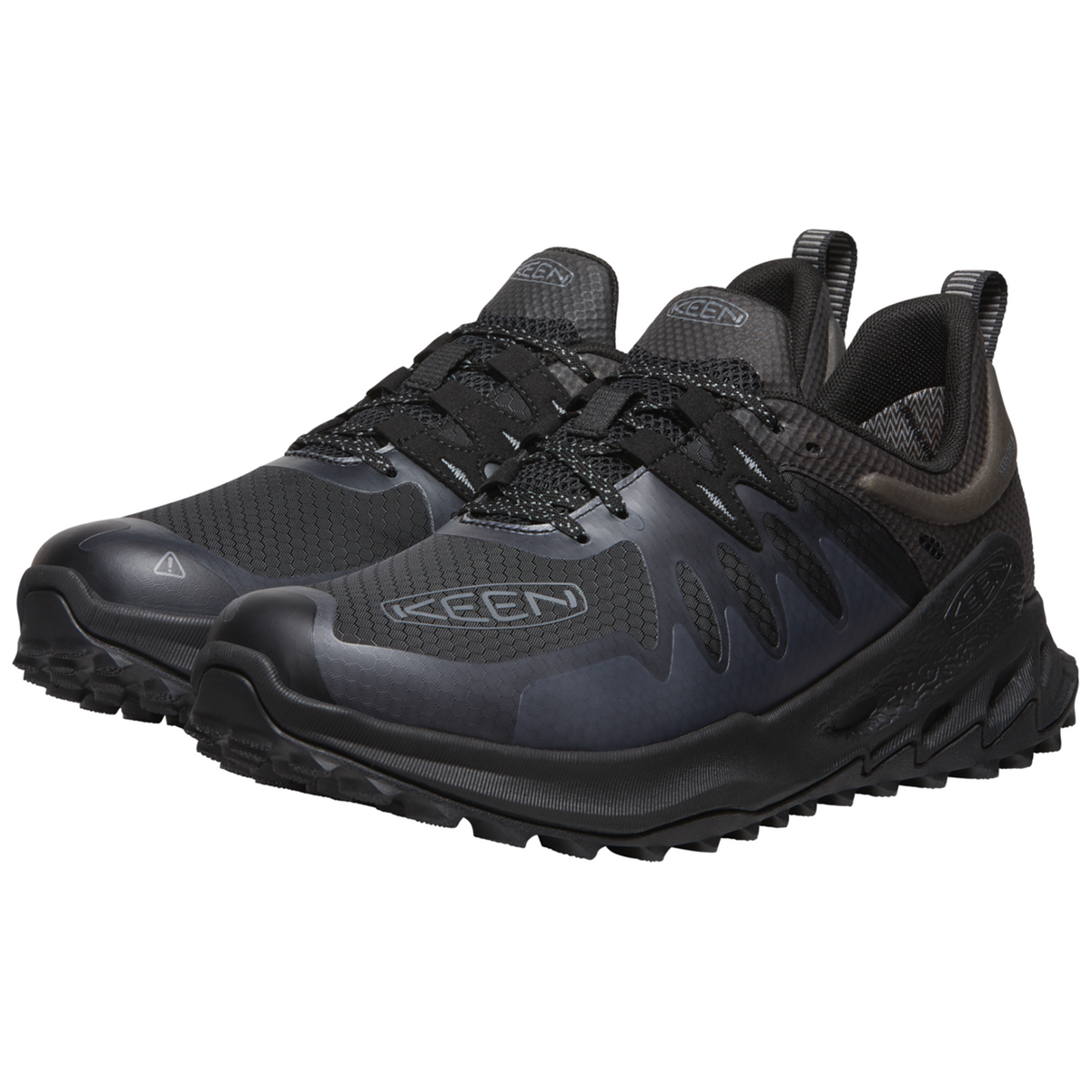 KEEN M Zionic WP Wander-/Trekkingschuhe tief in SCHWARZ