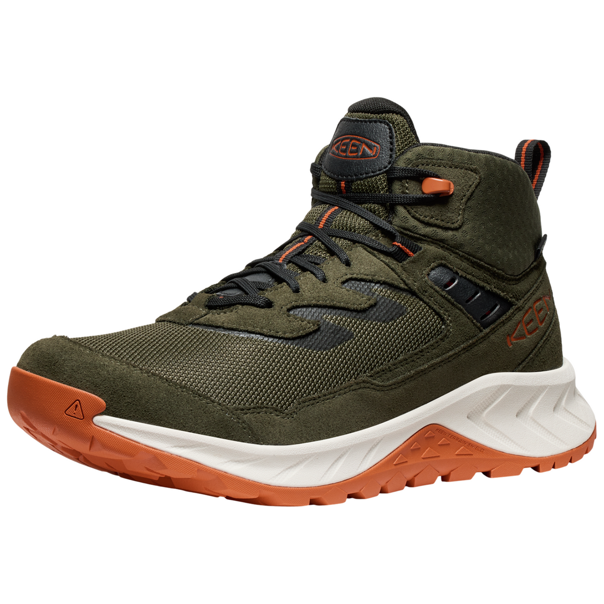 KEEN M Hightrail Mid WP Wander-/Trekkingschuhe halbhoch in GRÜN