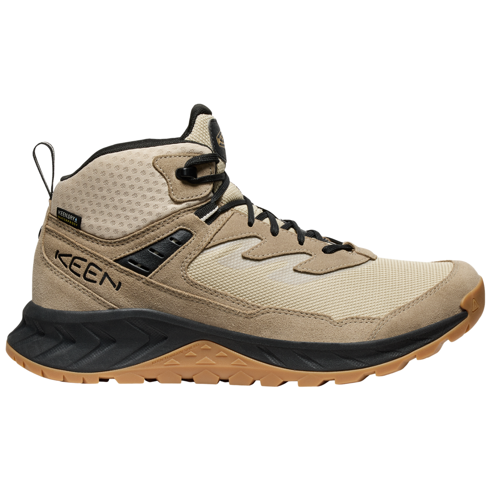 KEEN M Hightrail Mid WP Wander-/Trekkingschuhe halbhoch in BEIGE