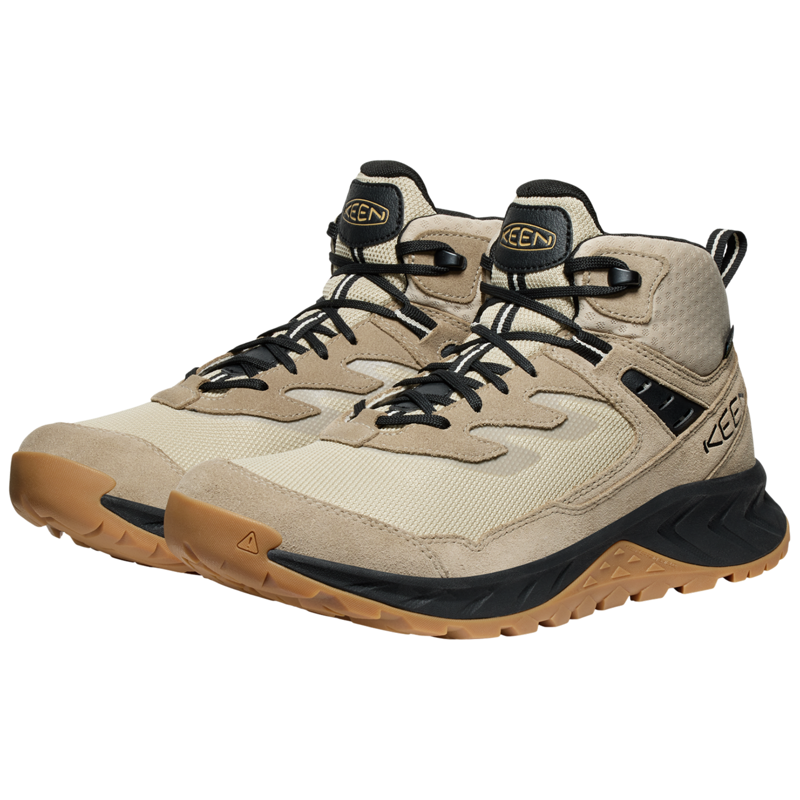 KEEN M Hightrail Mid WP Wander-/Trekkingschuhe halbhoch in BEIGE
