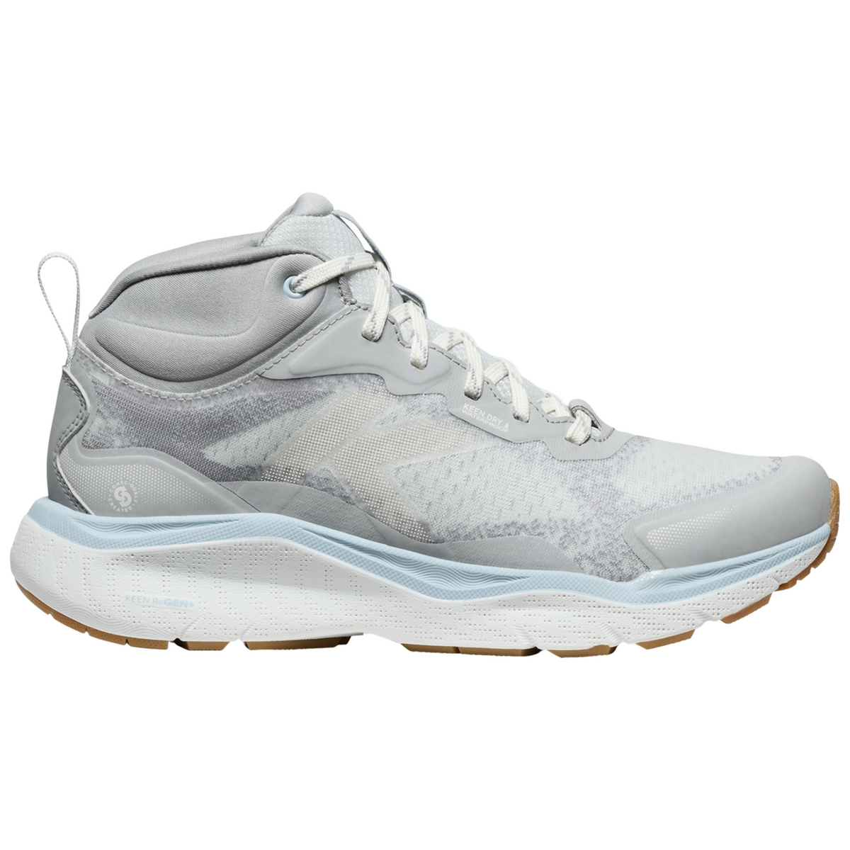 KEEN W Leiki Mid WP Wander-/Trekkingschuhe halbhoch in GRAU