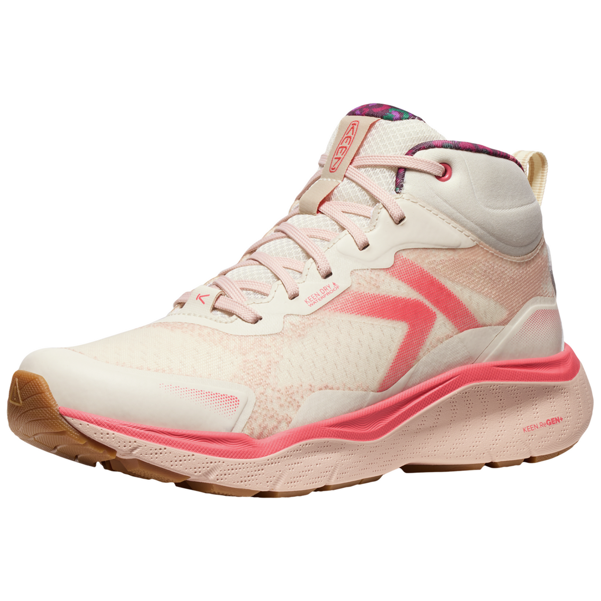 KEEN W Leiki Mid WP Wander-/Trekkingschuhe halbhoch in PINK