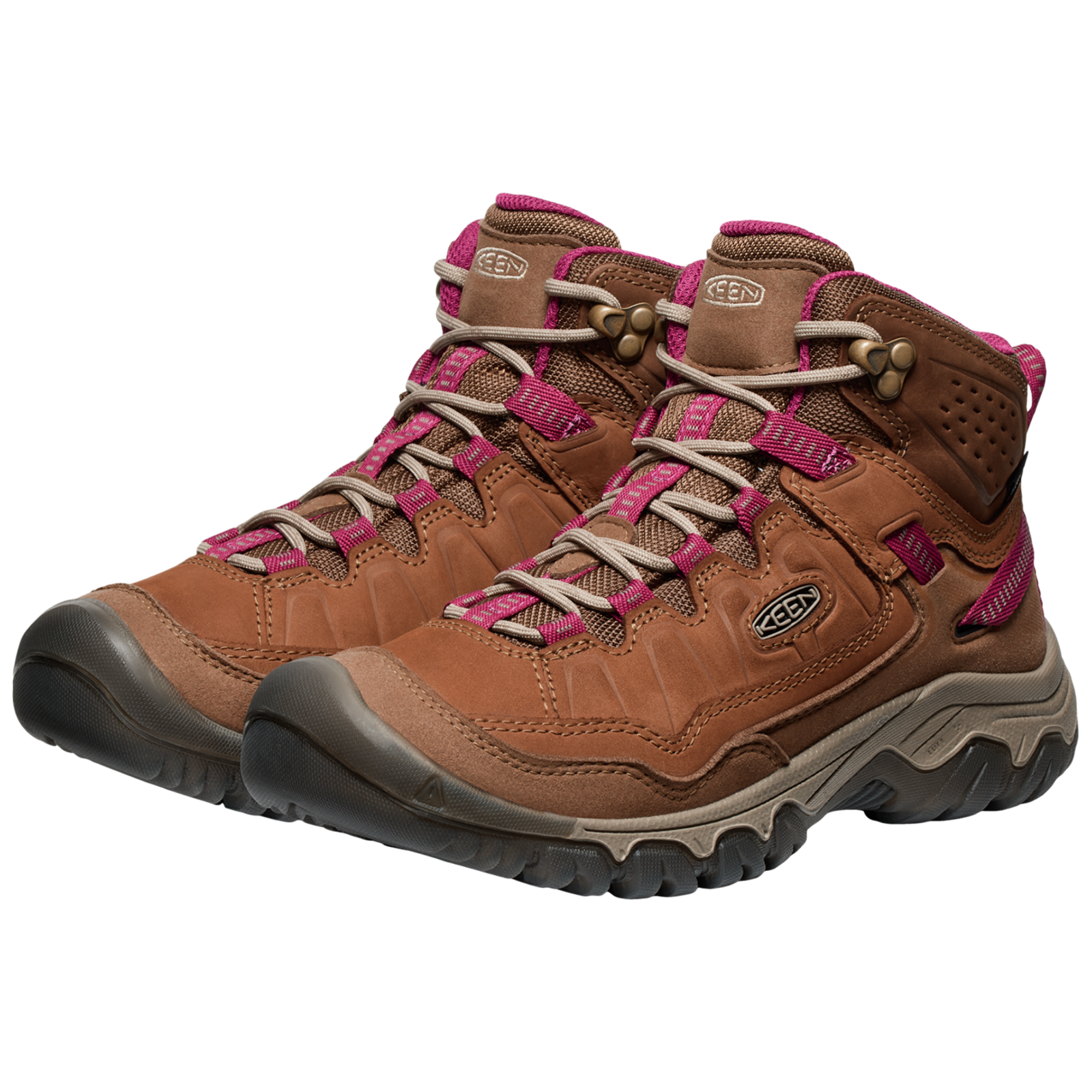 KEEN W Targhee IV Mid WP Wander-/Trekkingschuhe halbhoch in BRAUN