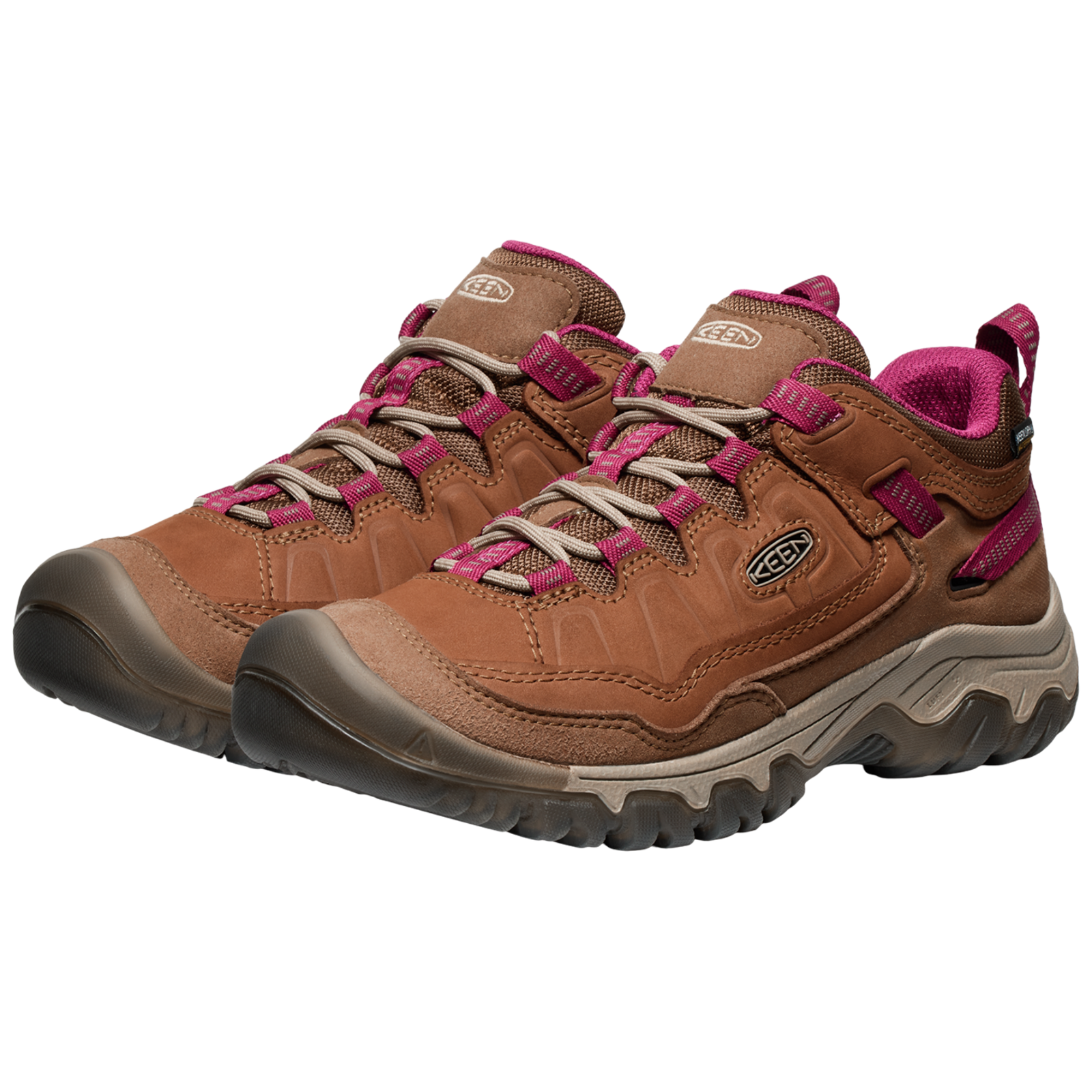 KEEN W Targhee IV WP Wander-/Trekkingschuhe tief in BRAUN