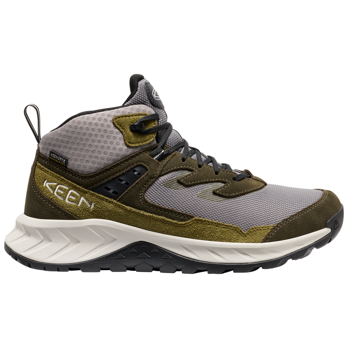 KEEN M Hightrail Mid WP Wander-/Trekkingschuhe halbhoch in GRAU