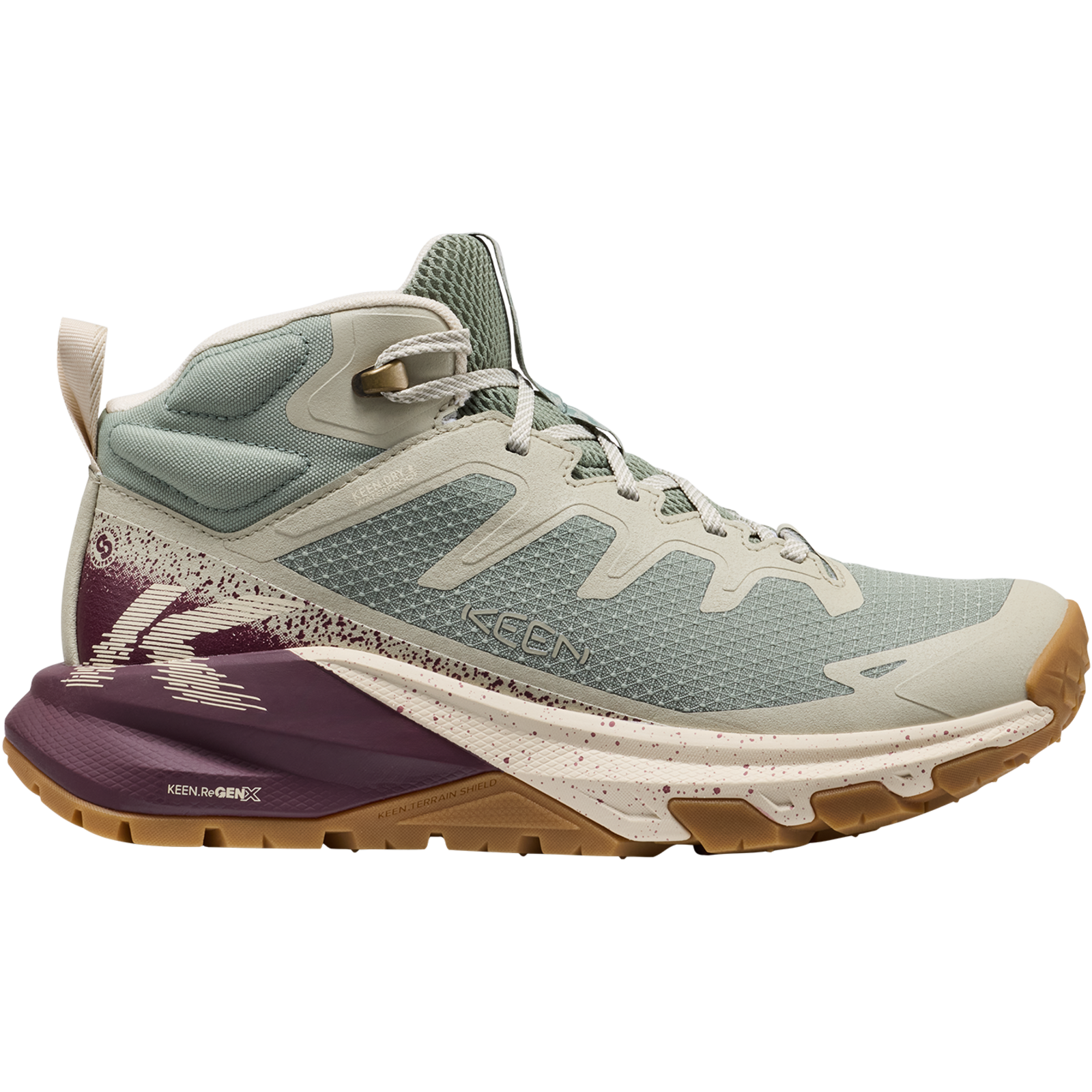 KEEN W Targhee Apex Mid WP Wander-/Trekkingschuhe halbhoch in GRÜN