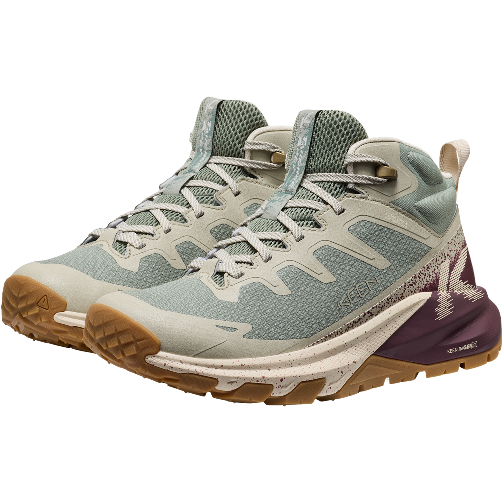 KEEN W Targhee Apex Mid WP Wander-/Trekkingschuhe halbhoch in GRÜN