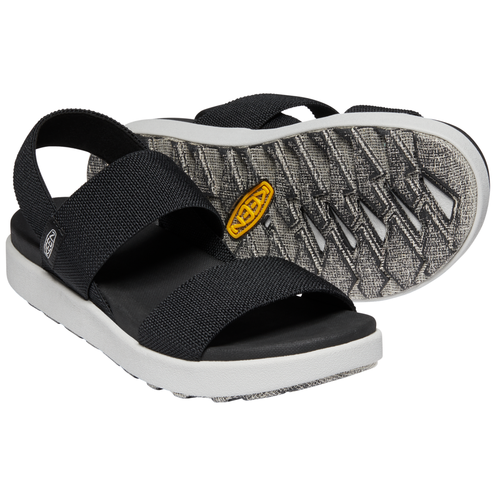 KEEN W Elle Backstrap Freizeitsandalen in SCHWARZ