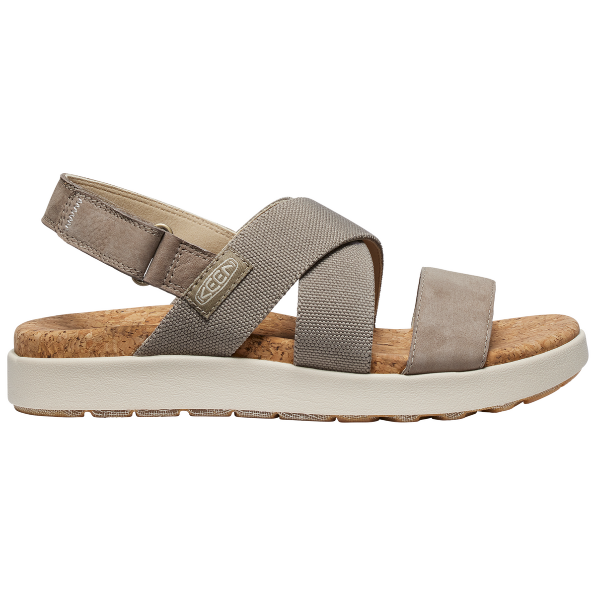 KEEN W Elle Criss Cross Freizeitsandalen in BRAUN