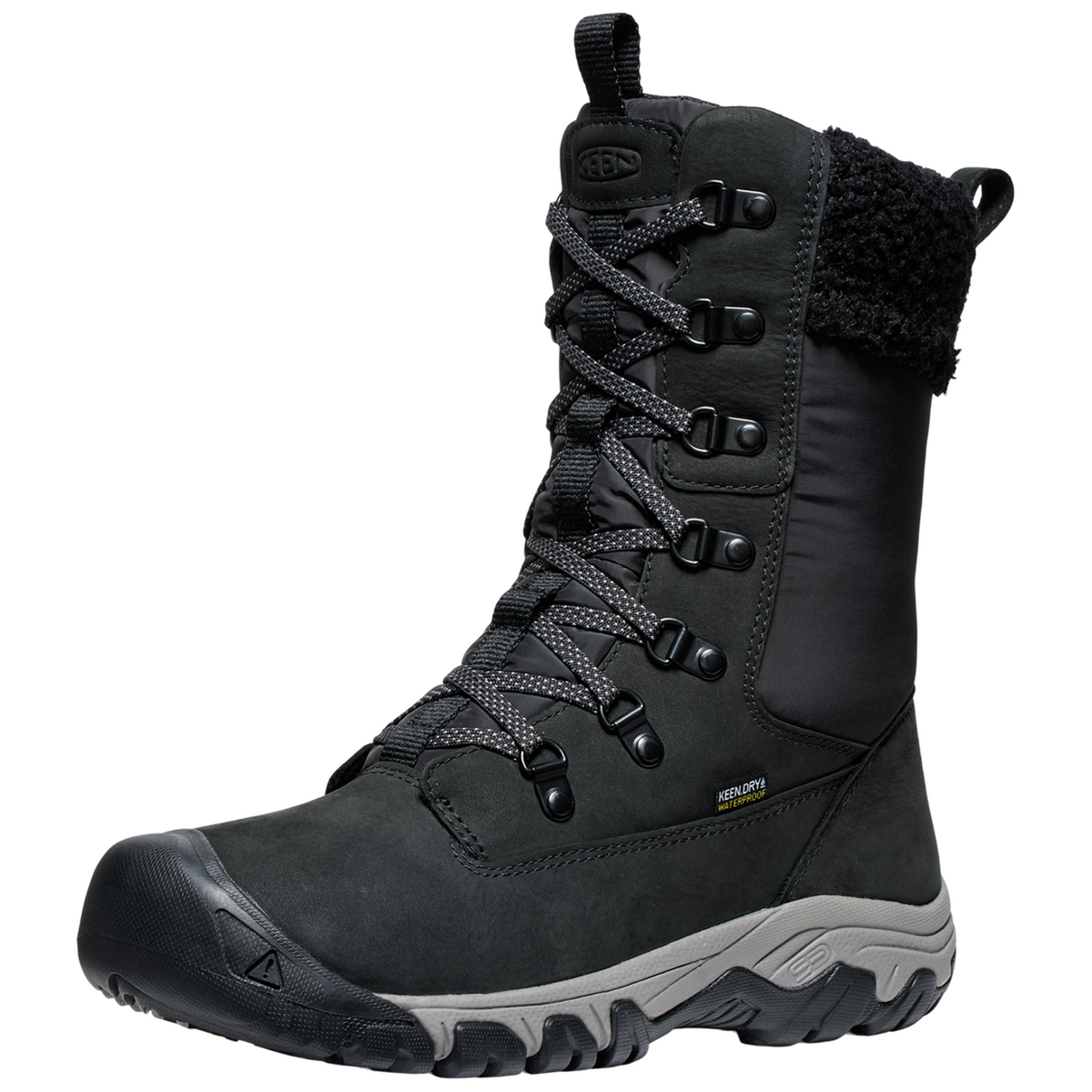 KEEN W Greta Tall Boot WP Winterschuhe in SCHWARZ