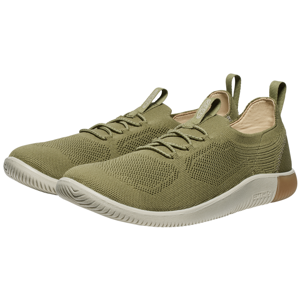 KEEN M KNX Knit Lace Freizeitschuhe in GRÜN