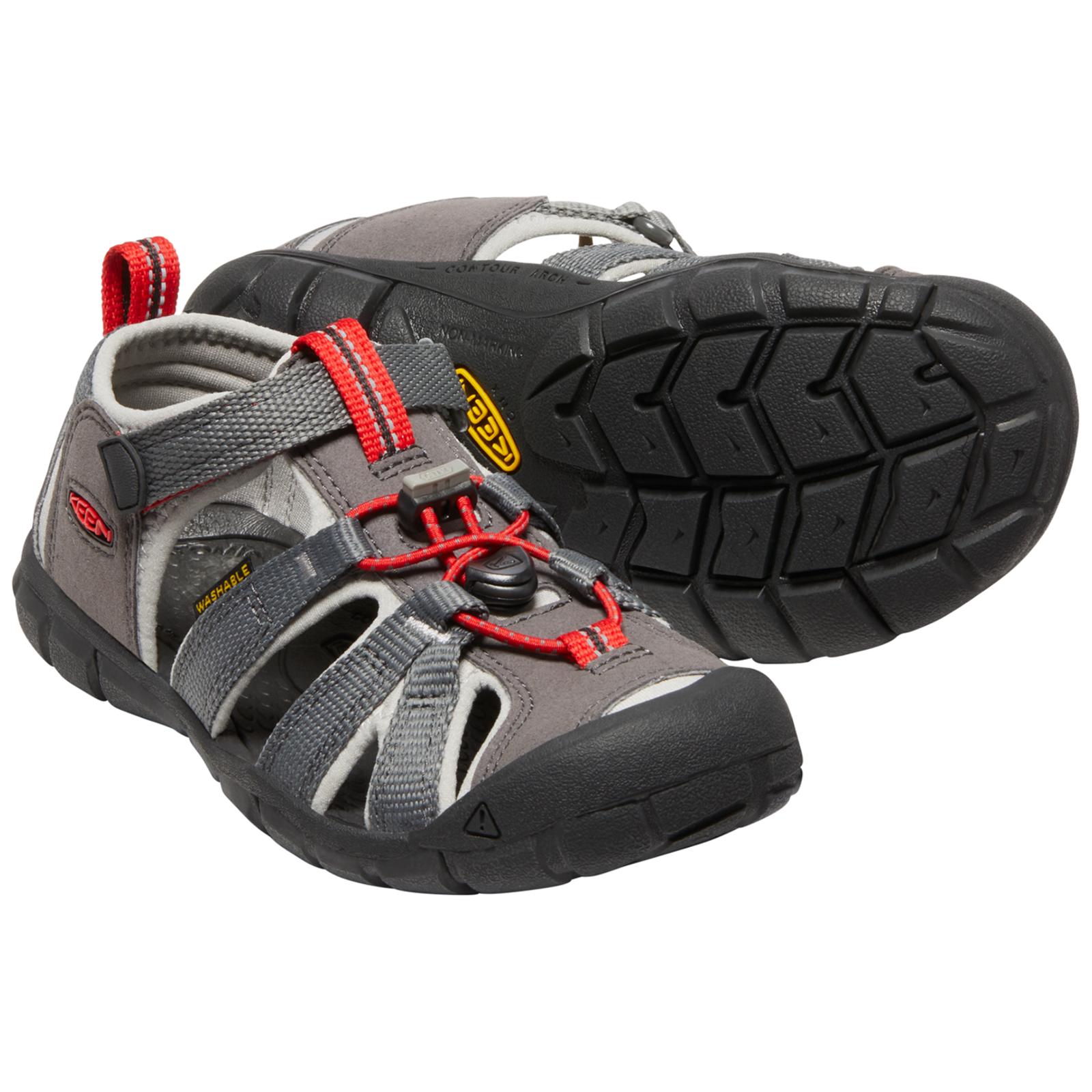 KEEN Y Seacamp II CNX Trekkingsandalen in GRAU