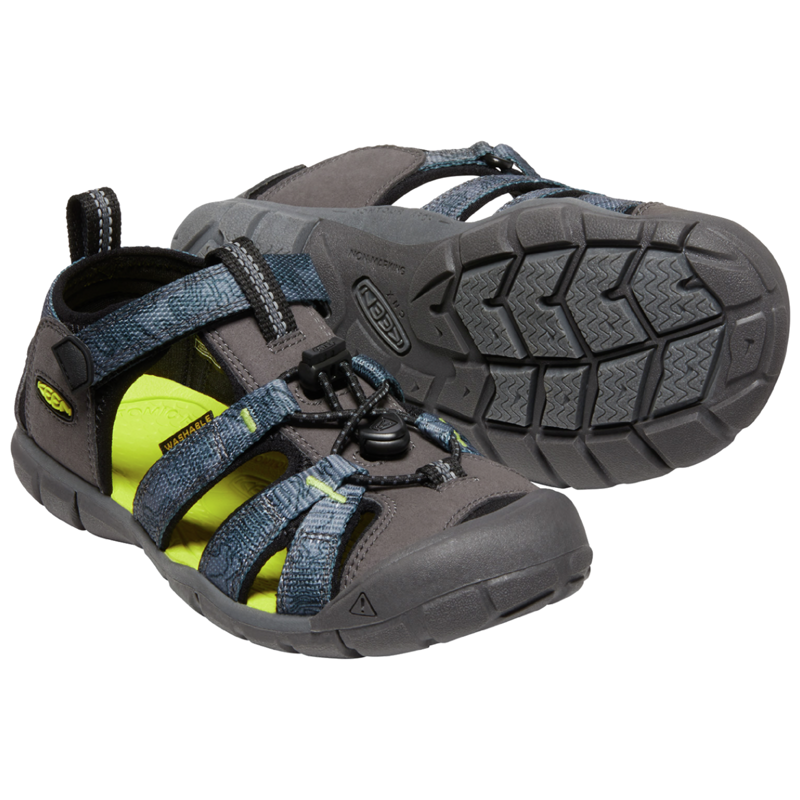 KEEN Y Seacamp II CNX Trekkingsandalen in GRAU