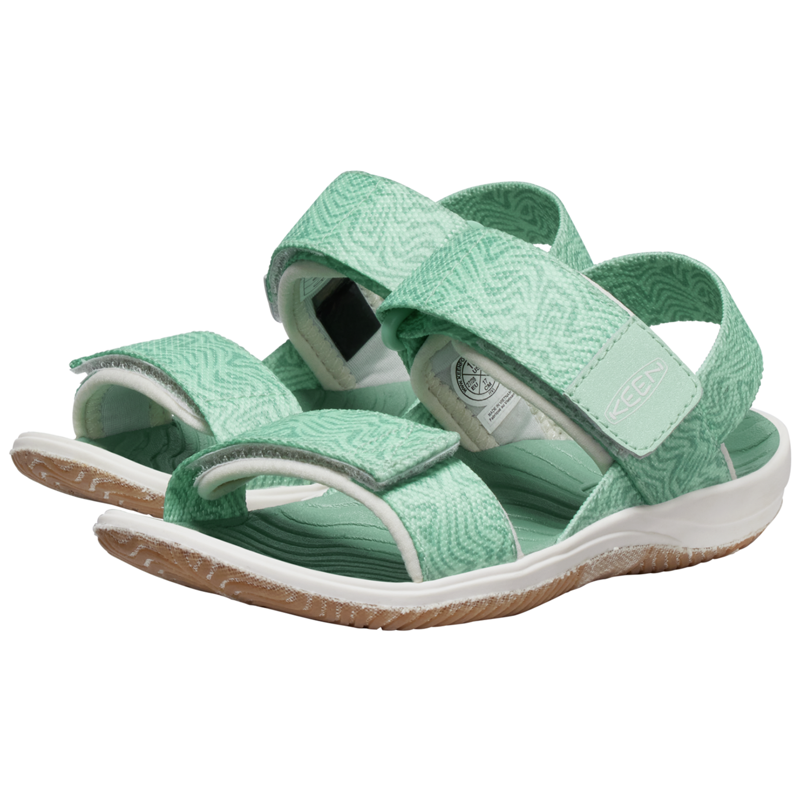 KEEN C Elle Backstrap Freizeitsandalen in GRÜN