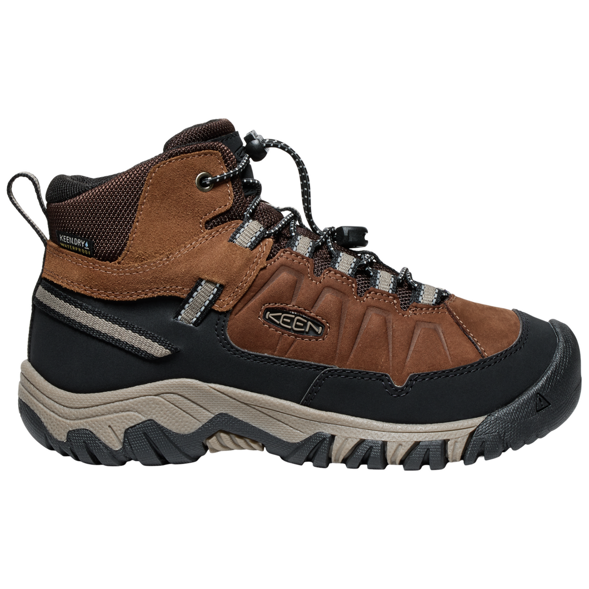 KEEN Y Targhee IV Mid WP Wander-/Trekkingschuhe halbhoch in BRAUN