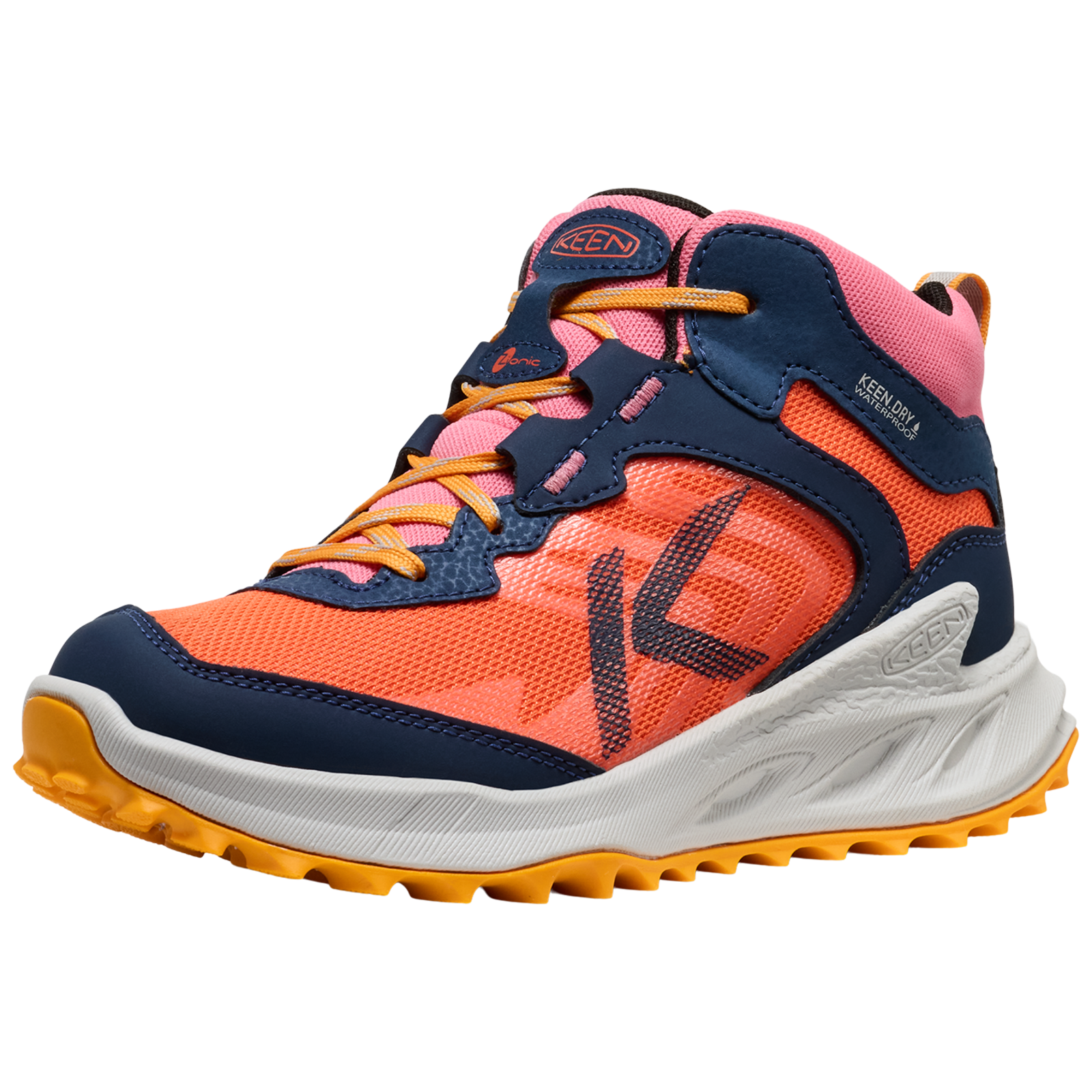 KEEN Y Zionic Mid WP Wander-/Trekkingschuhe halbhoch in ORANGE