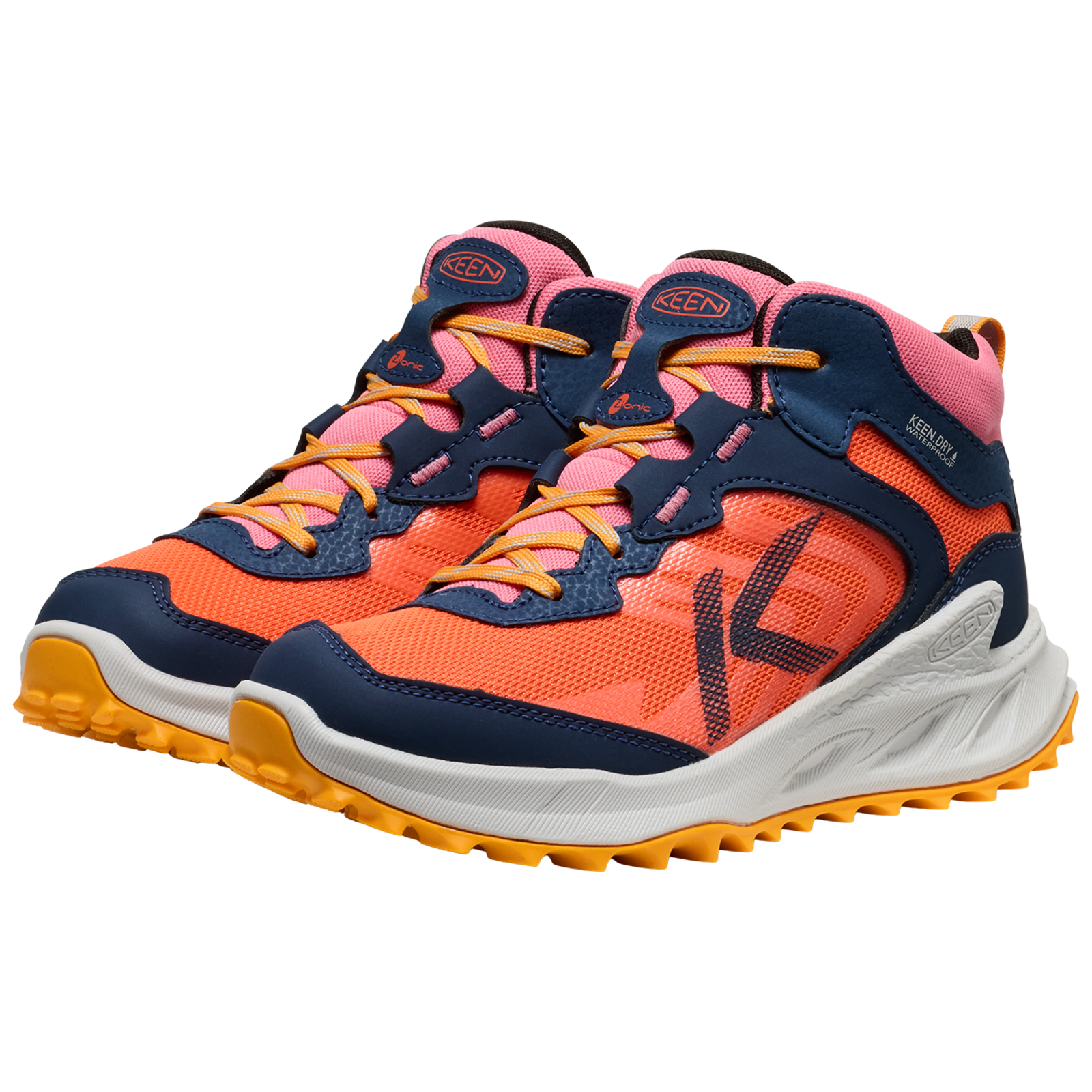 KEEN Y Zionic Mid WP Wander-/Trekkingschuhe halbhoch in ORANGE