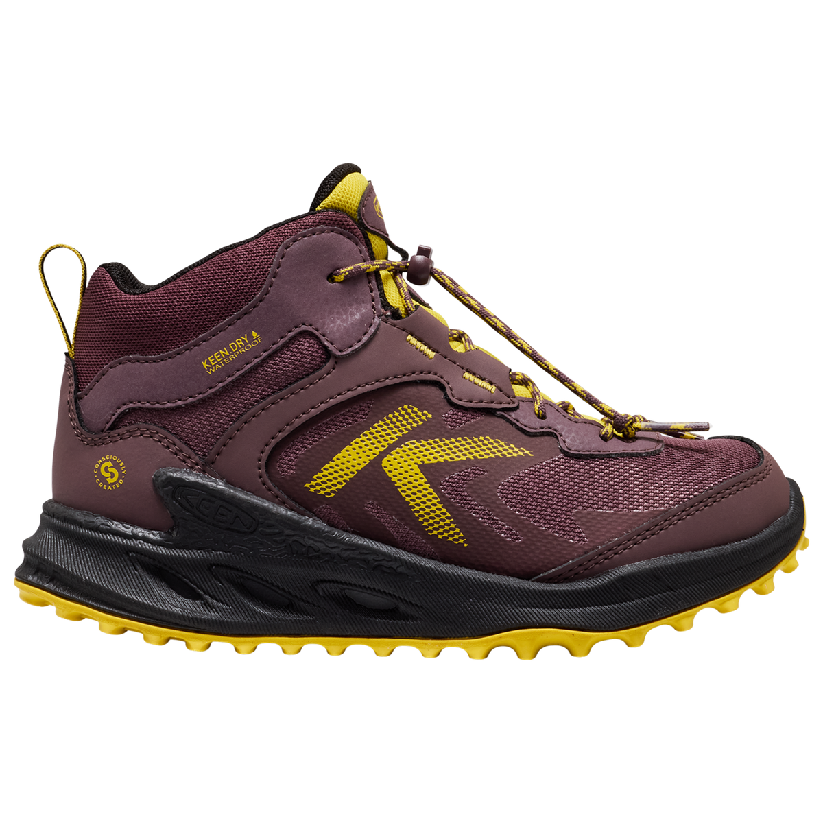 KEEN Y Zionic Mid WP Wander-/Trekkingschuhe halbhoch in BRAUN