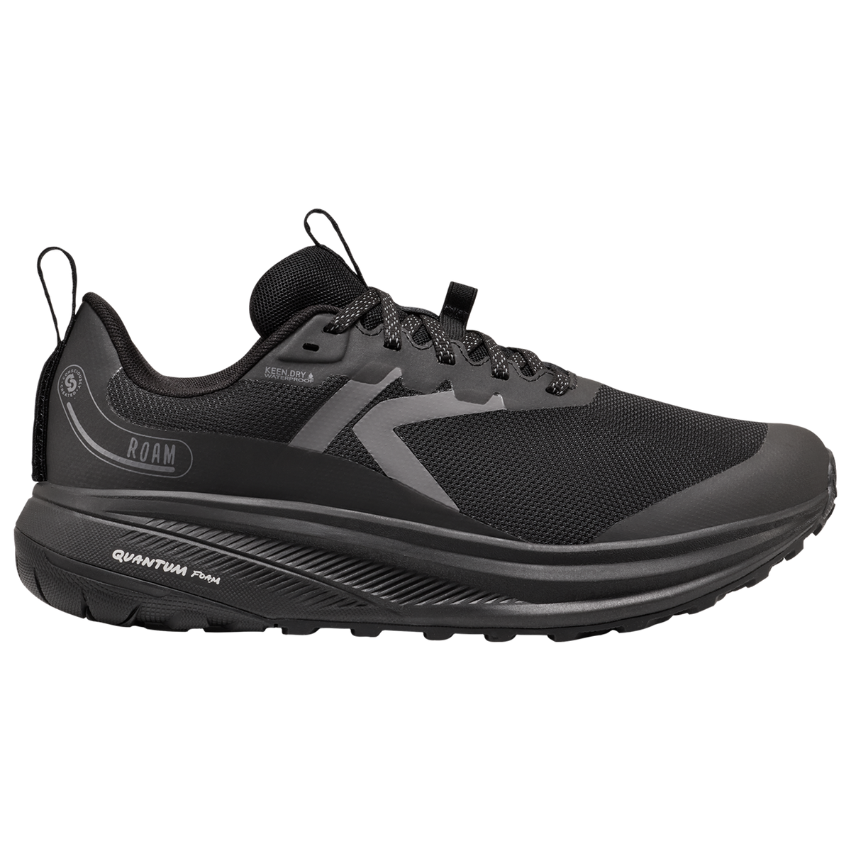 KEEN M Roam WP Trailrunningschuhe in SCHWARZ