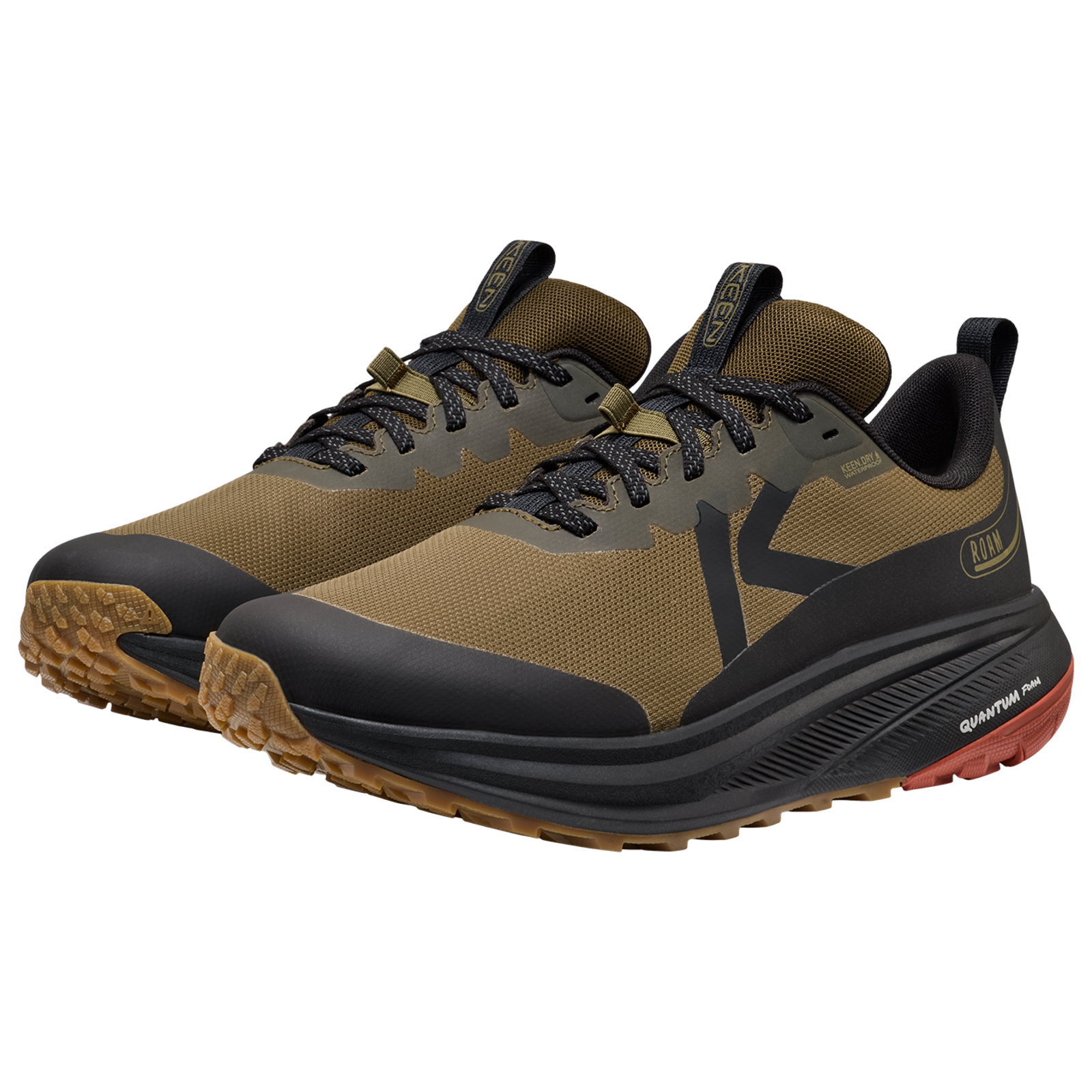 KEEN M Roam WP Trailrunningschuhe in BRAUN