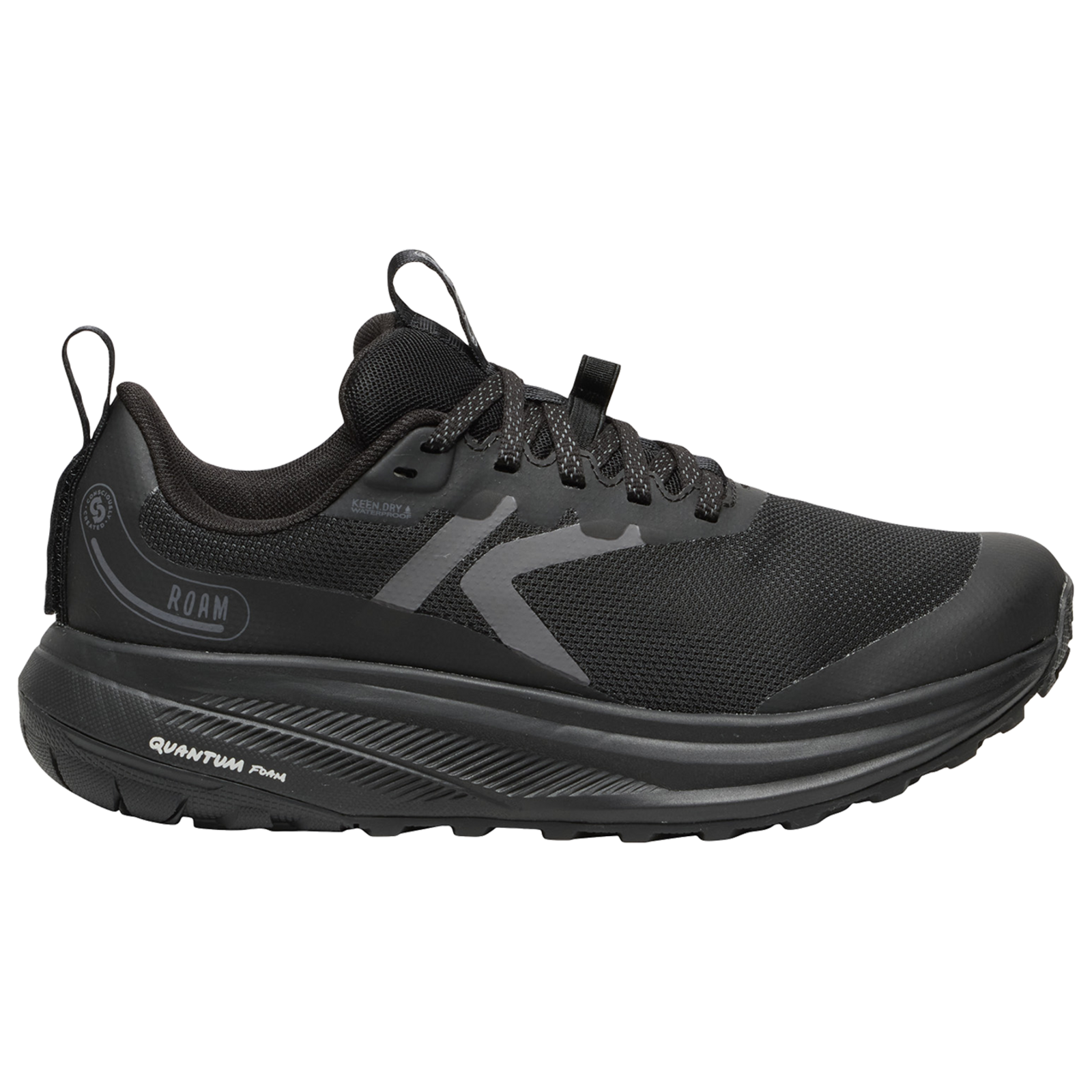 KEEN W Roam WP Trailrunningschuhe in SCHWARZ