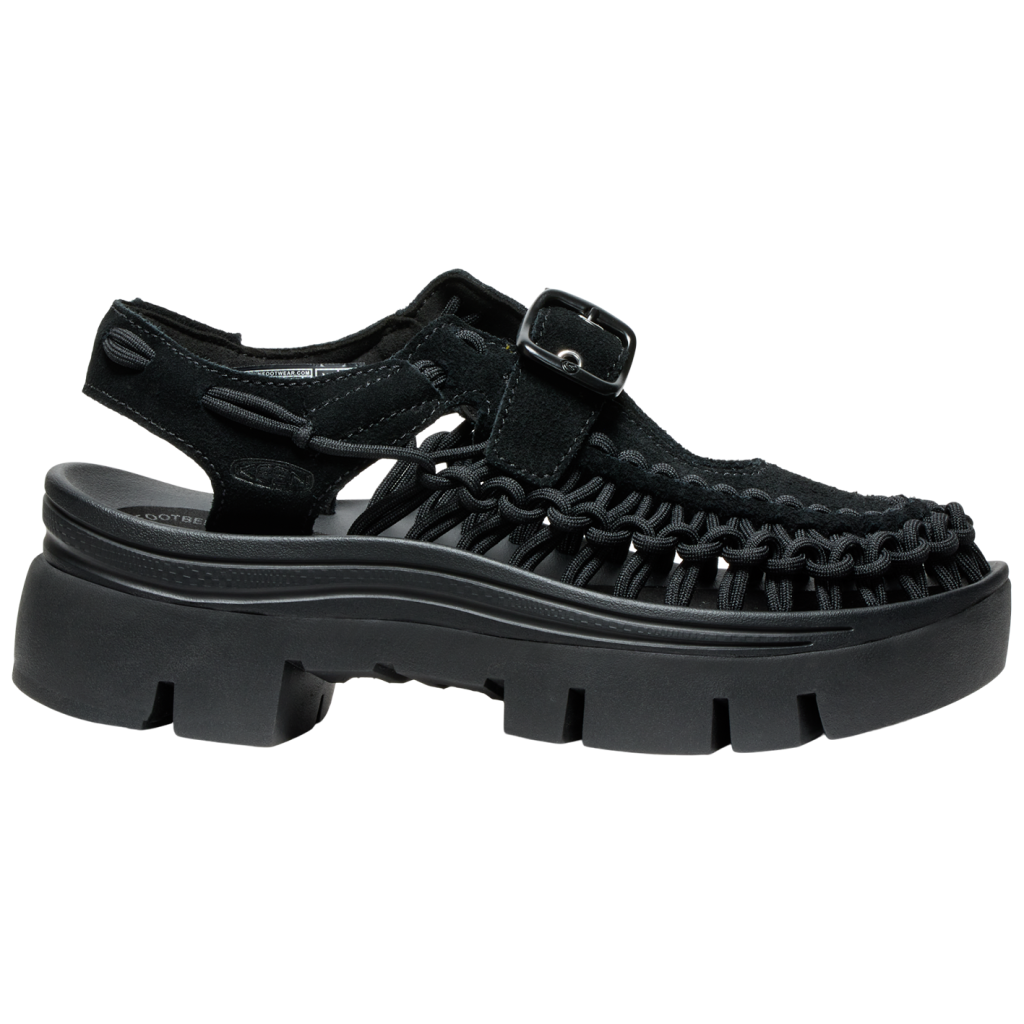 KEEN A Uneek PLT Mary Jane Freizeitsandalen in SCHWARZ
