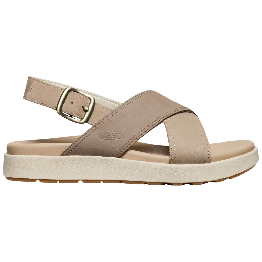 KEEN W Elle Luxe Cross Strap Freizeitsandalen in BRAUN
