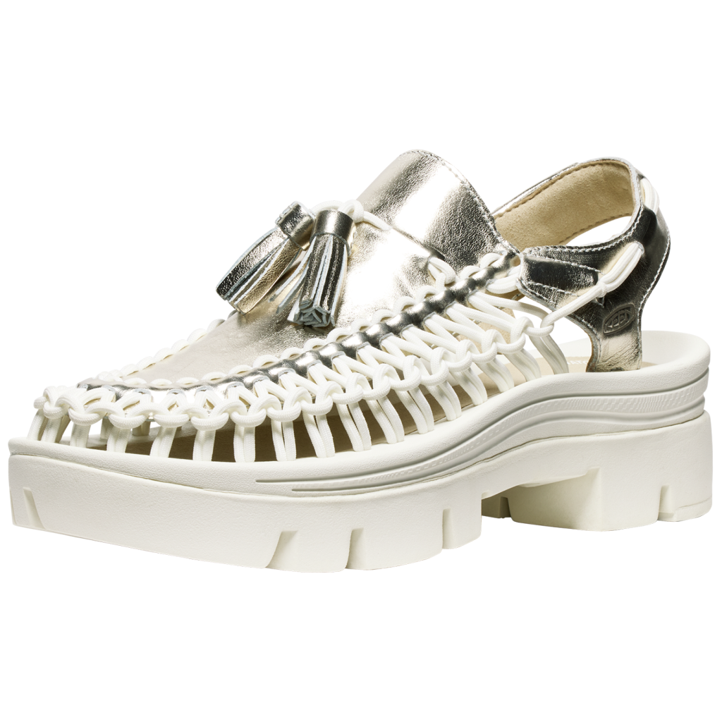 KEEN A Uneek PLT Tassell Freizeitsandalen in WEISS