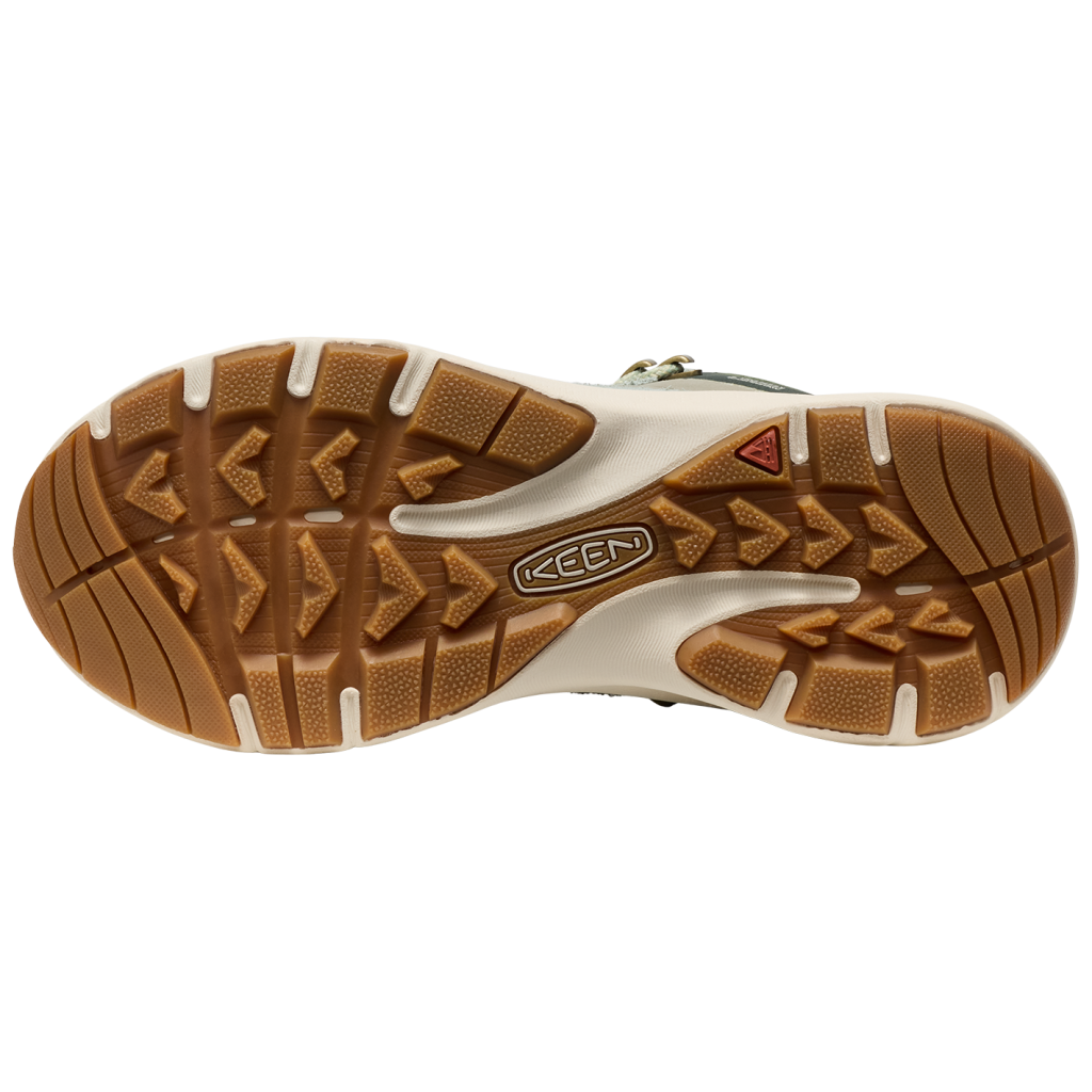 KEEN W Leiki Leather Mid WP Wander-/Trekkingschuhe halbhoch in GRÜN