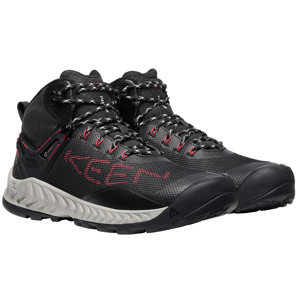 KEEN M Nxis Evo Mid WP Wander-/Trekkingschuhe halbhoch in SCHWARZ