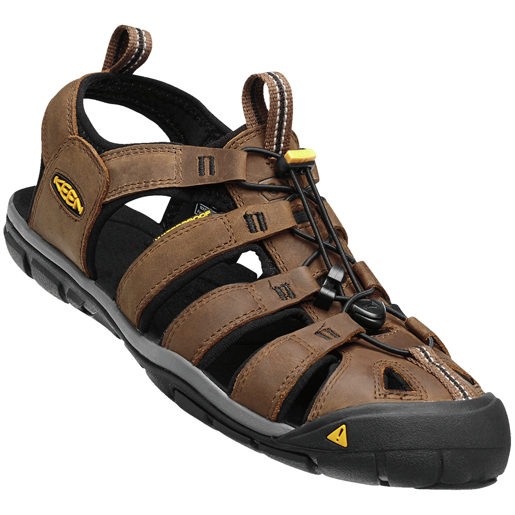 KEEN M Clearwater CNX Leather Trekkingsandalen in BRAUN