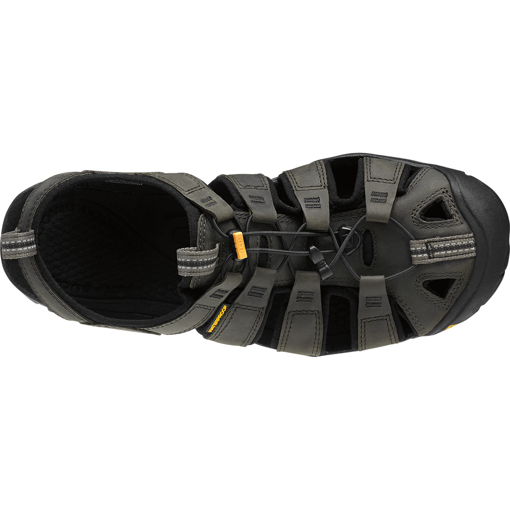 KEEN M Clearwater CNX Leather Trekkingsandalen in SCHWARZ