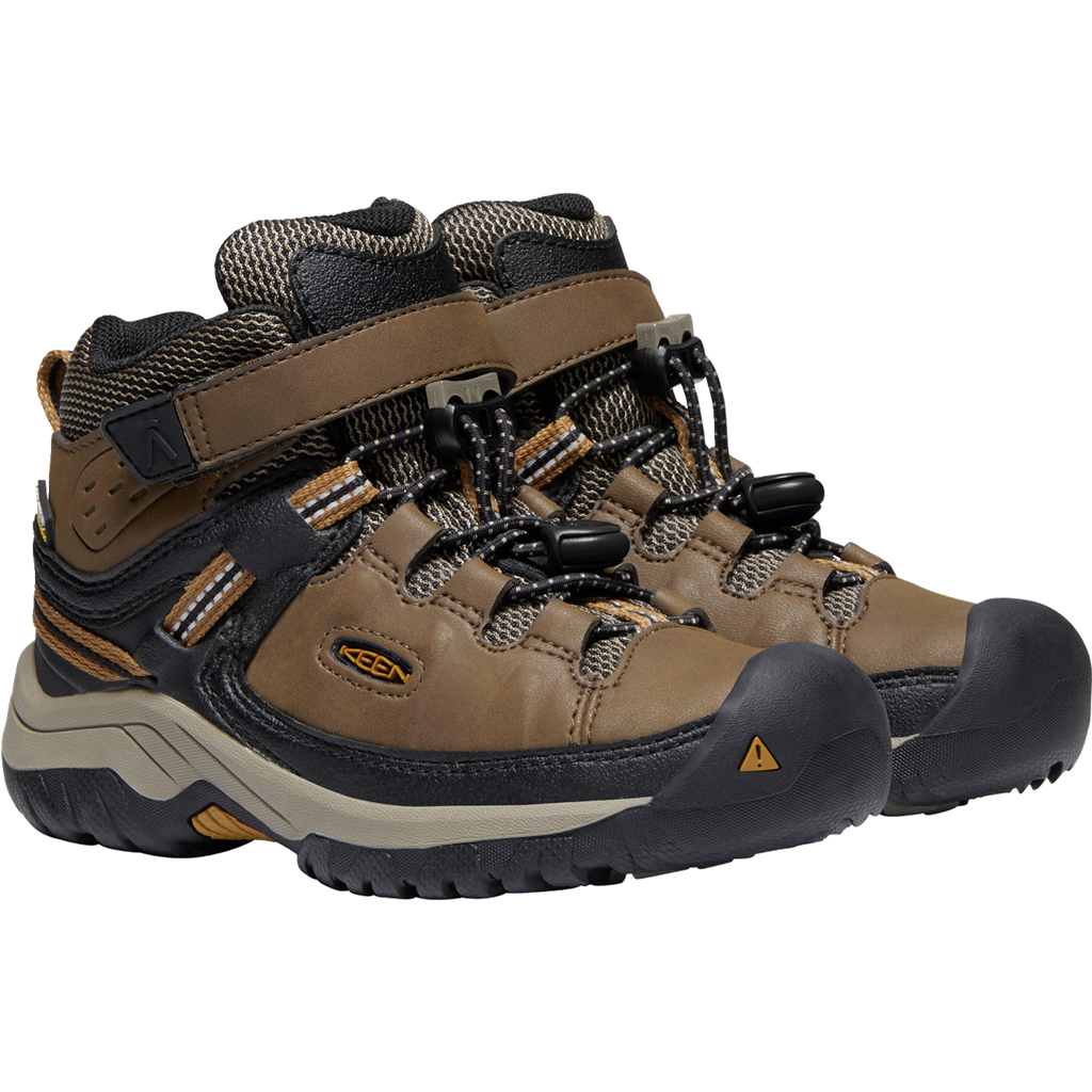 KEEN C Targhee Mid WP Wander-/Trekkingschuhe halbhoch in BRAUN