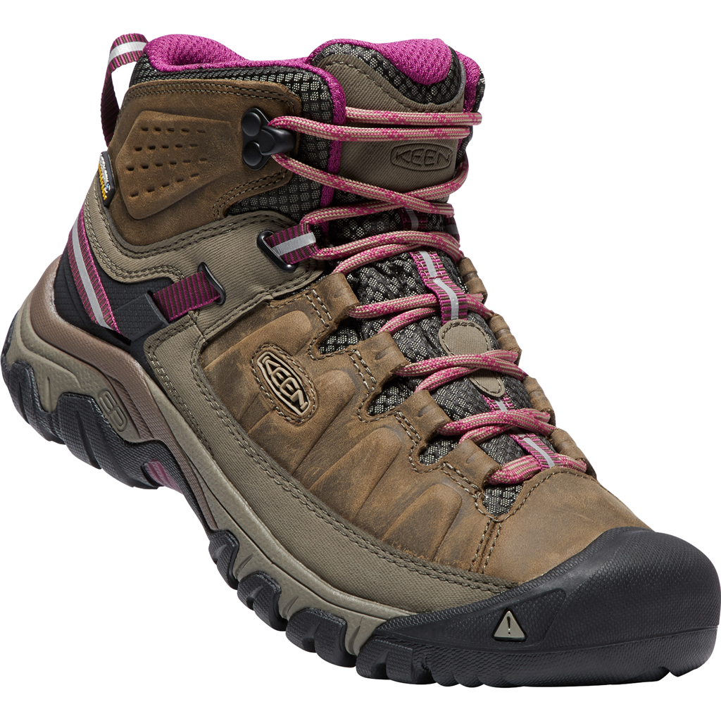 KEEN W Targhee III Mid WP Wander-/Trekkingschuhe halbhoch in BRAUN