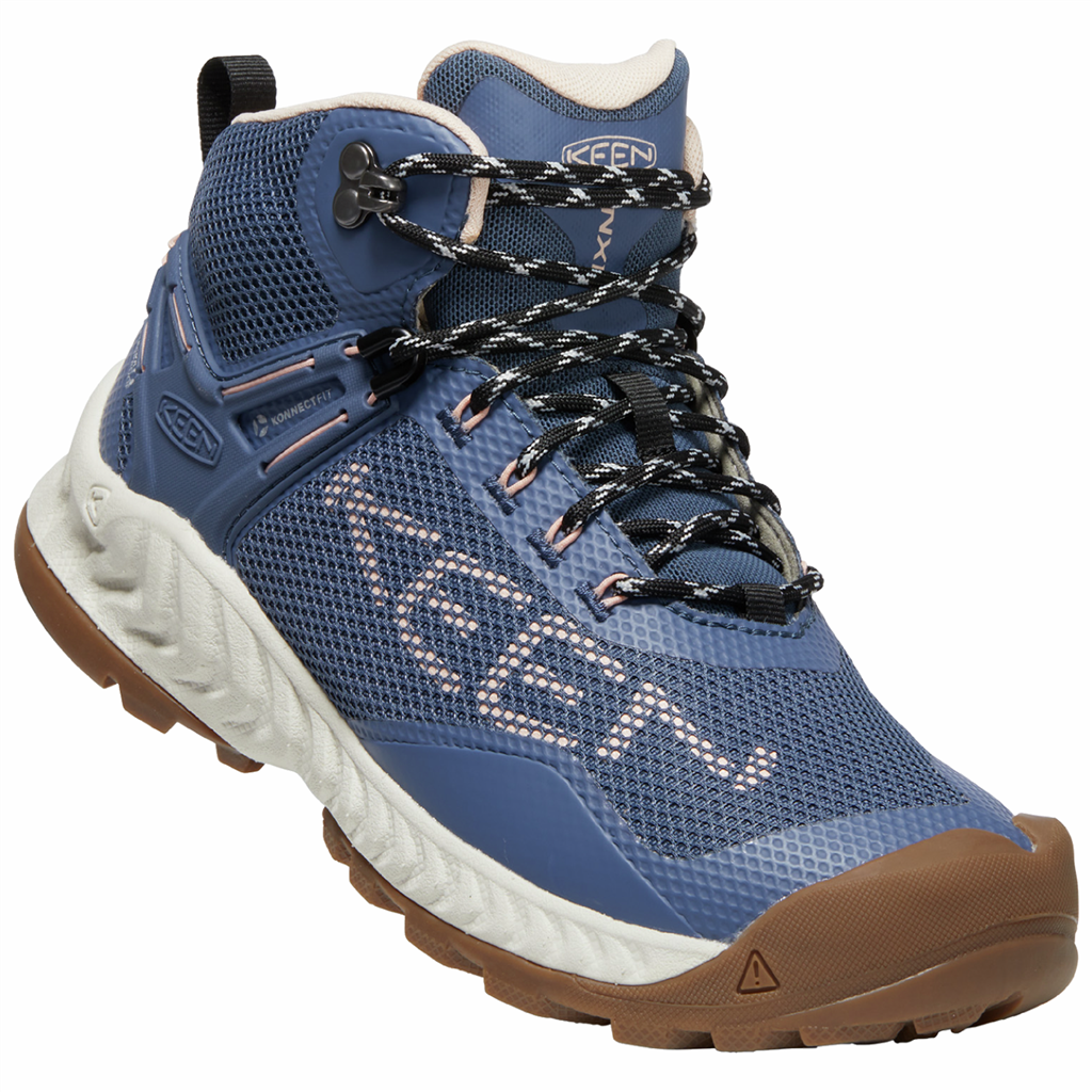 KEEN W Nxis Evo Mid WP Wander-/Trekkingschuhe halbhoch in BLAU