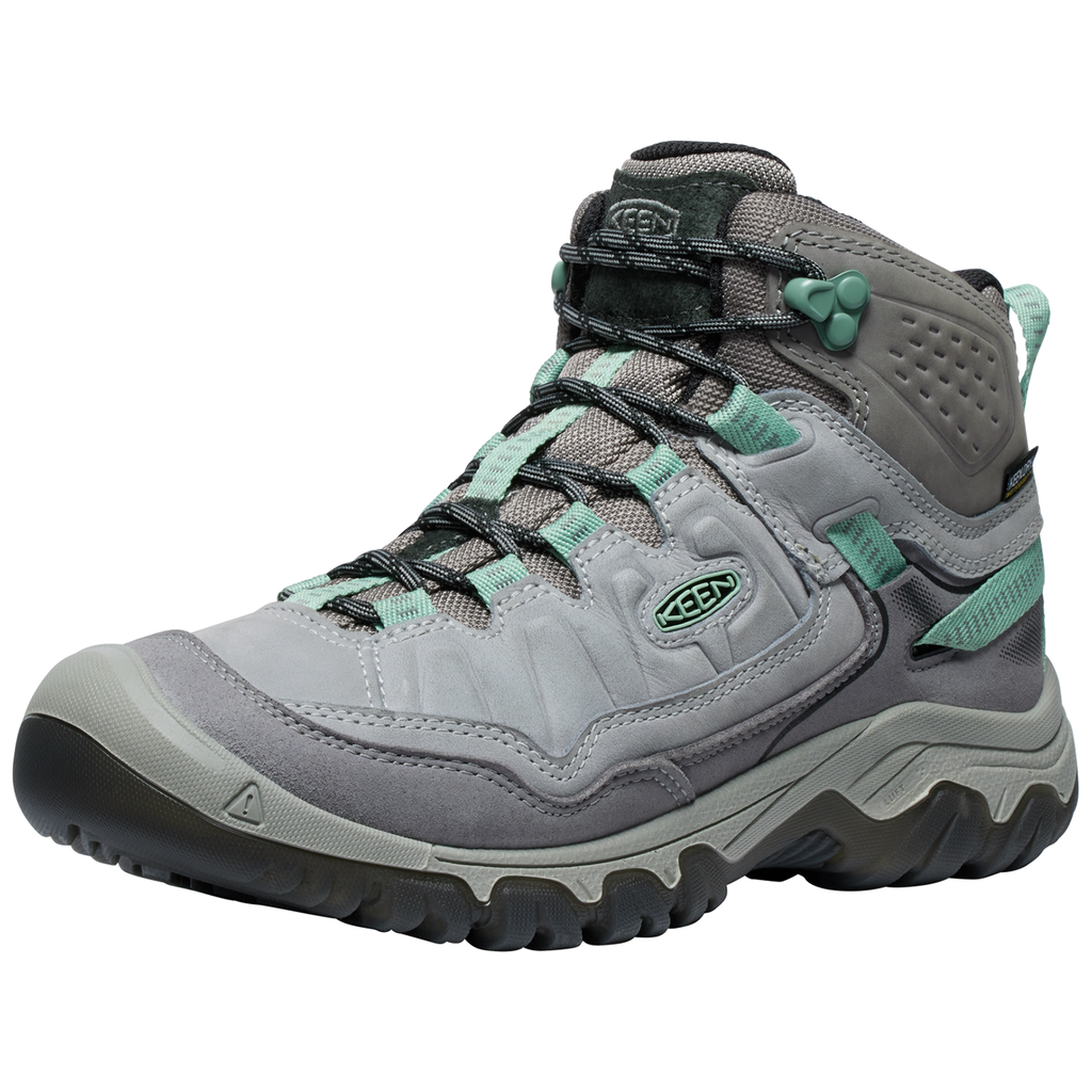 KEEN W Targhee IV Mid WP Wander-/Trekkingschuhe halbhoch in GRAU